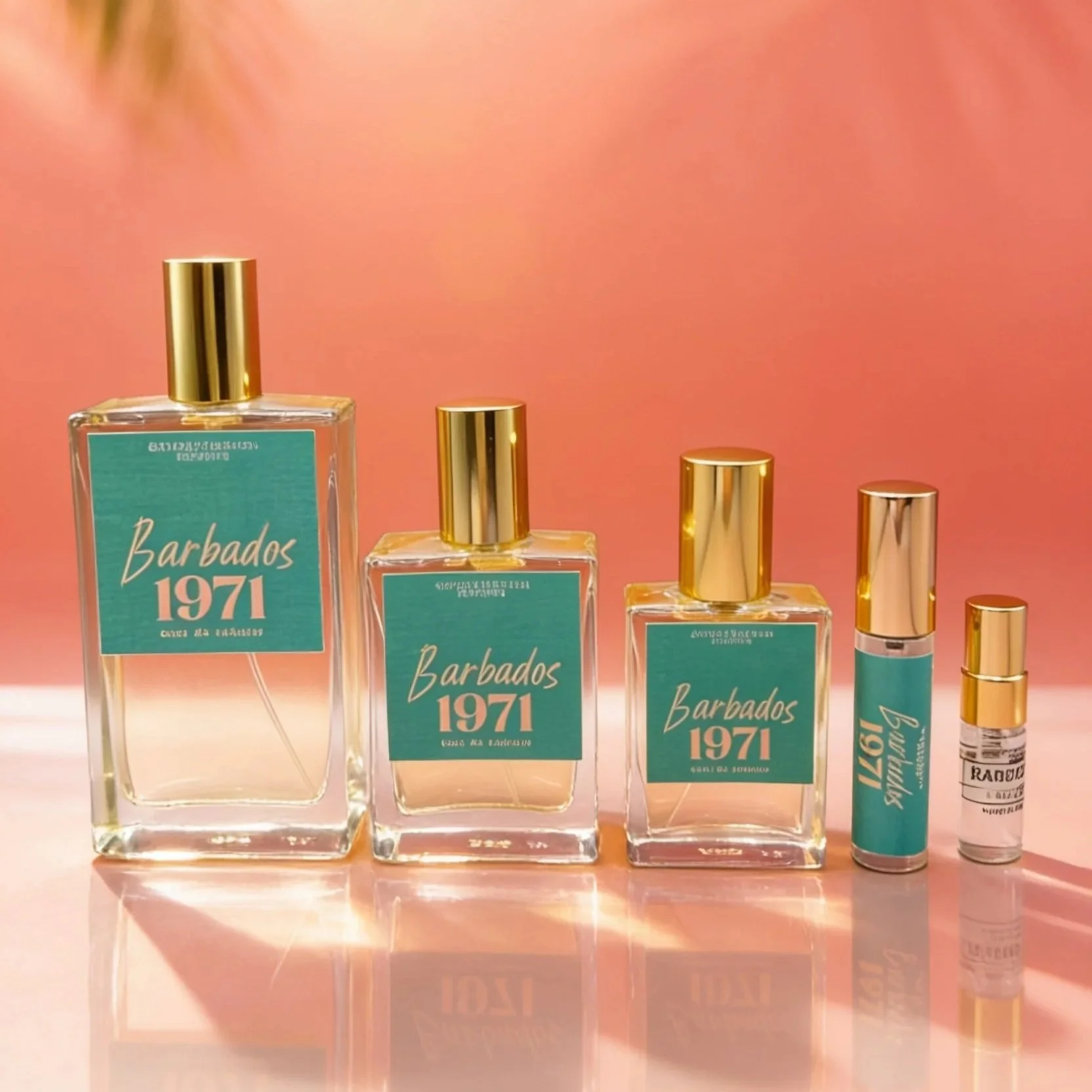 Tropical perfume coconut lime perfume