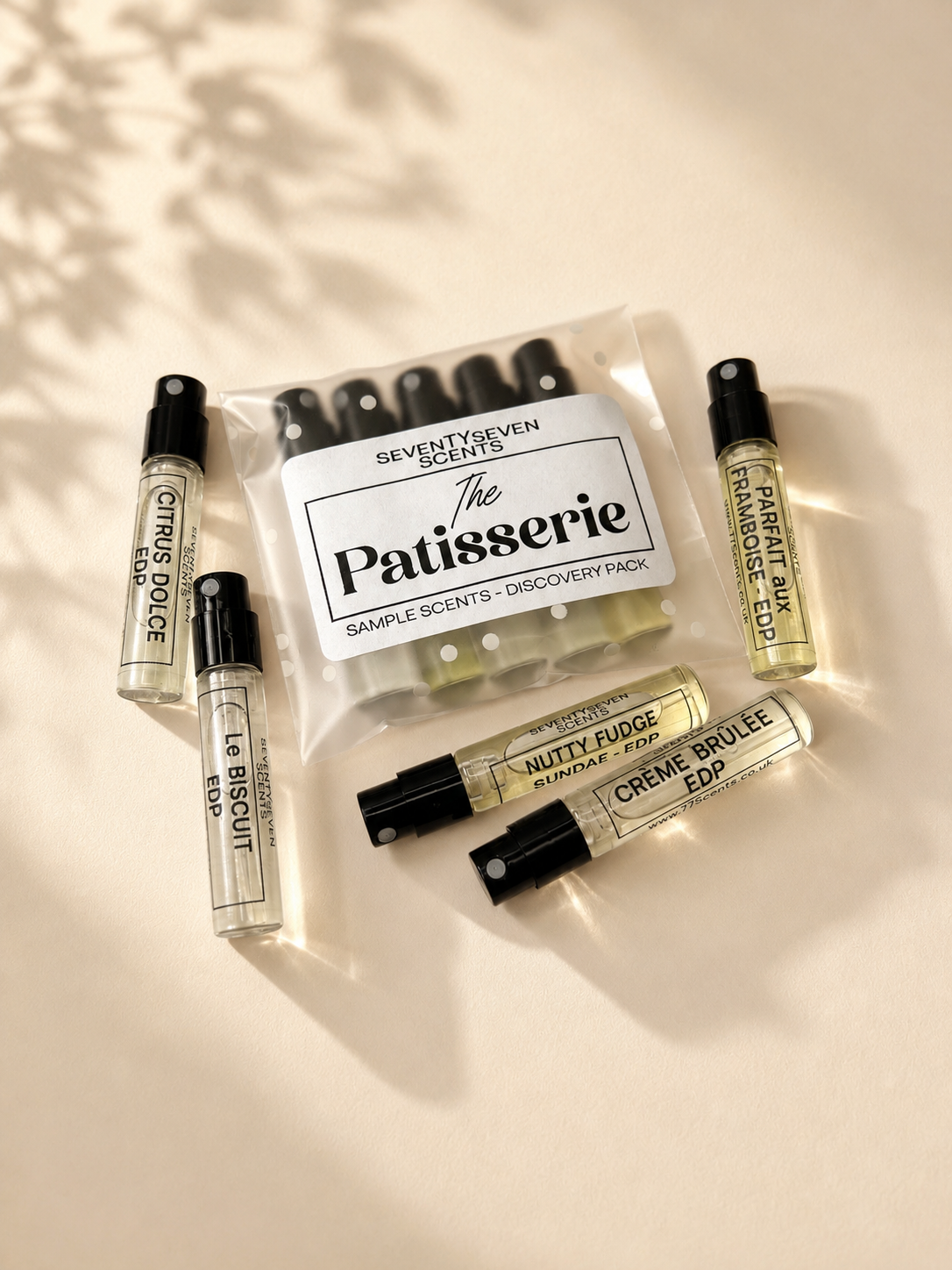 Patisserie Dessert Perfume Sample Set 5 x2ml