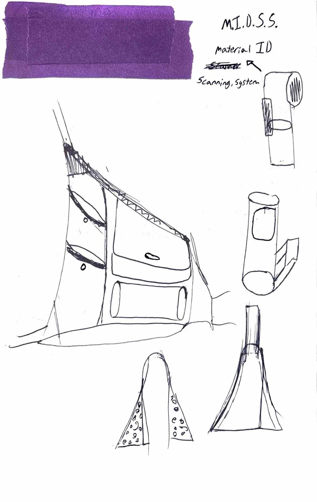 Initial sketch + shape
