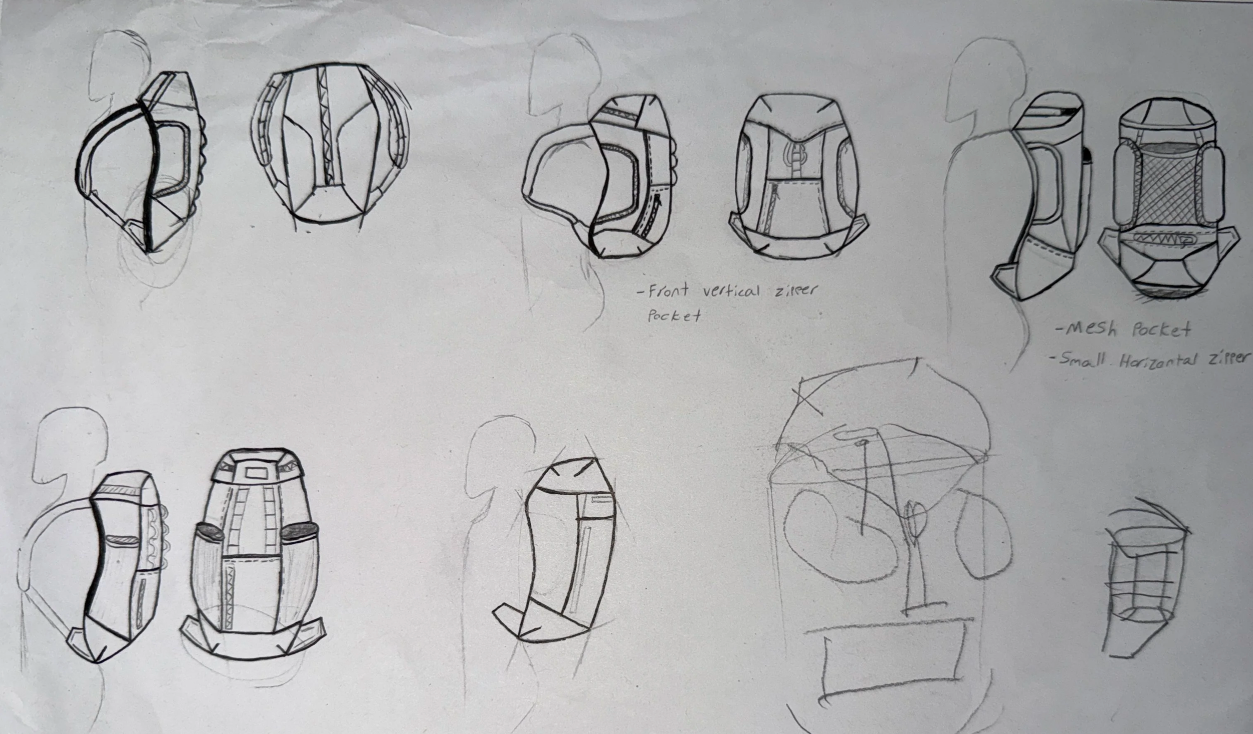 Initial sketch ideas
