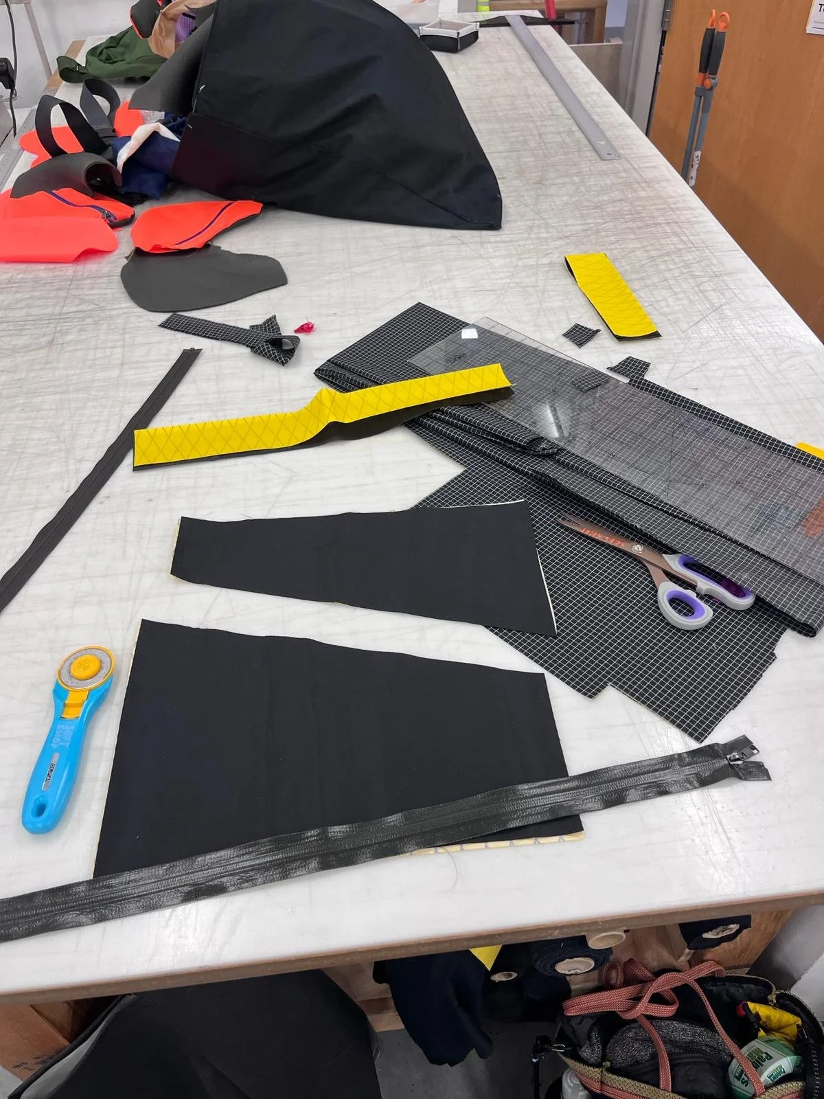 Sewing front panel