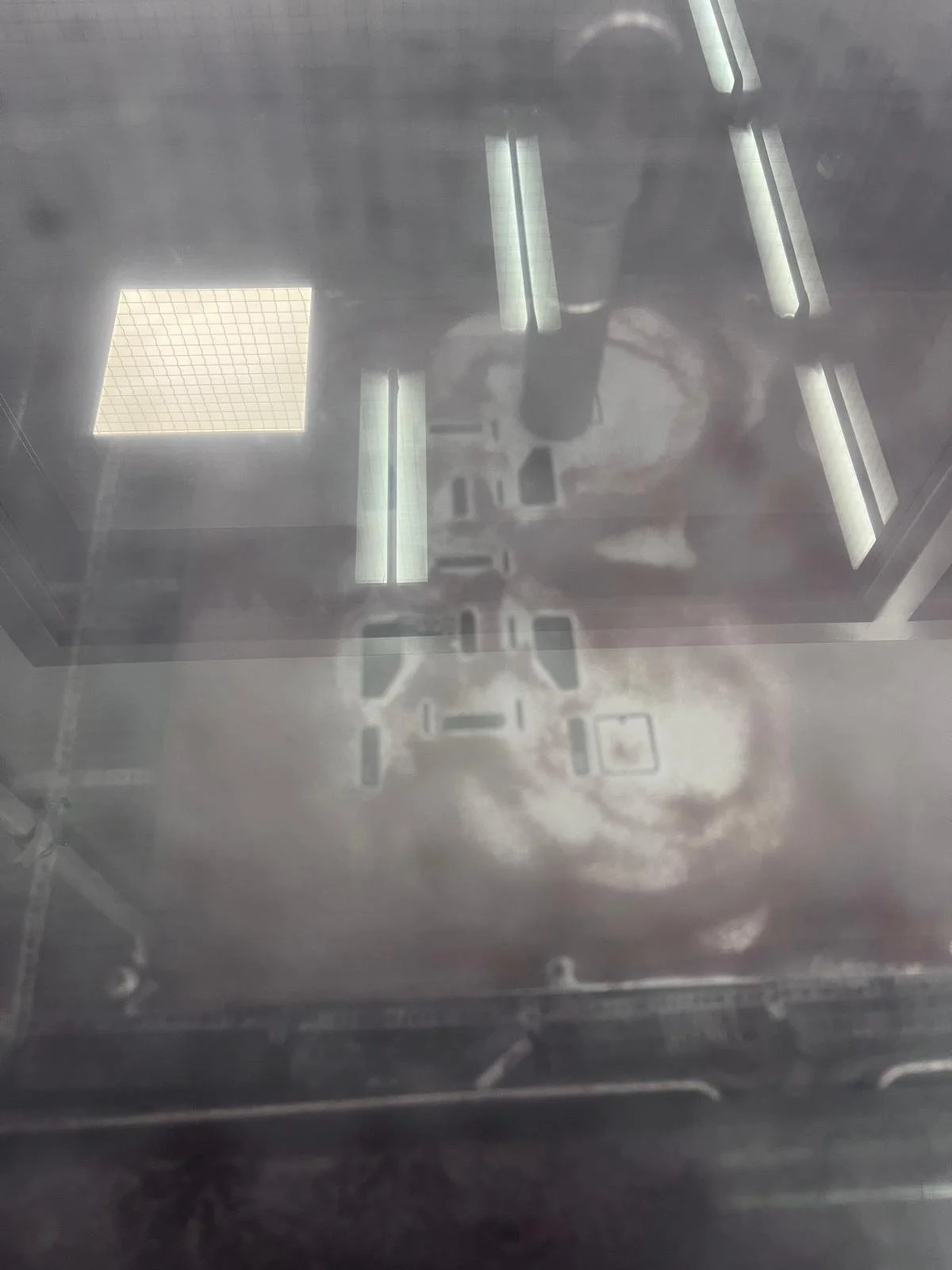 Waterjet cutting cargo cages