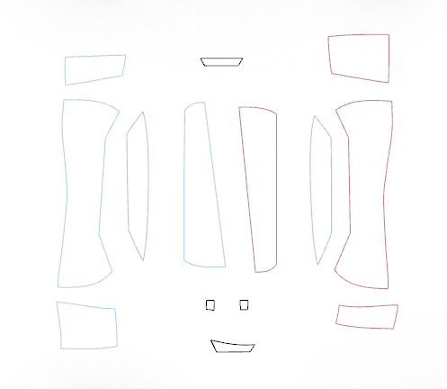 Main shell pattern layout