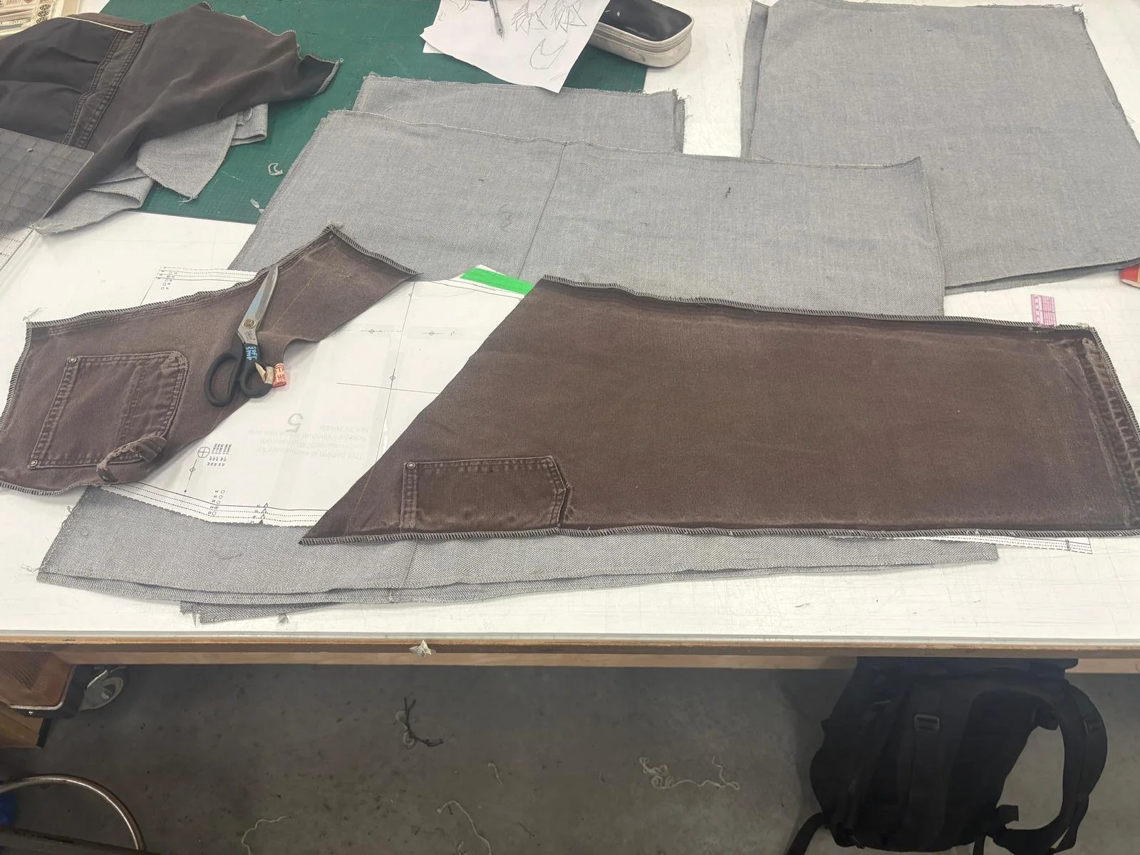 Re constructing broken pants