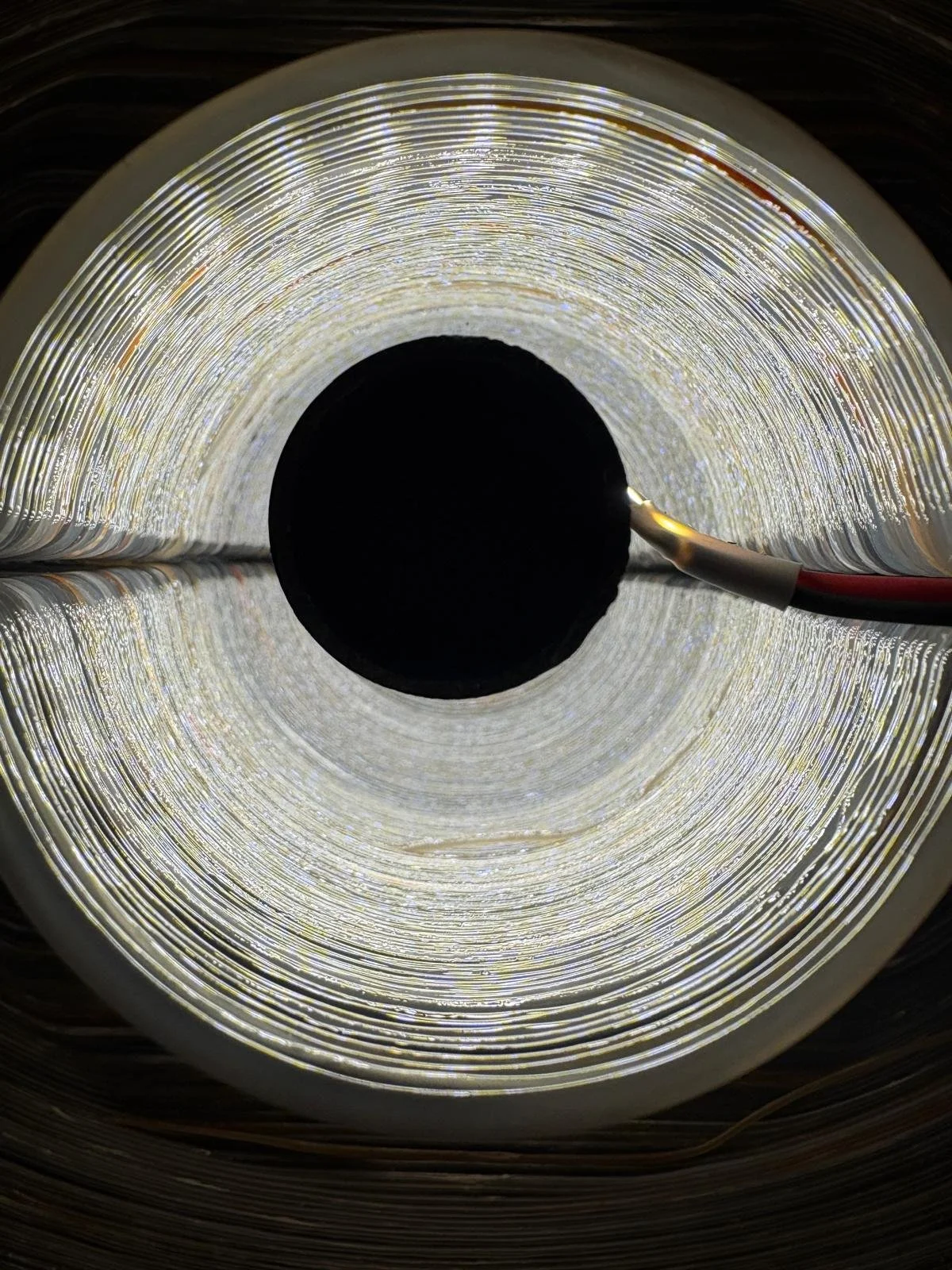 Testing lamp shade difussion