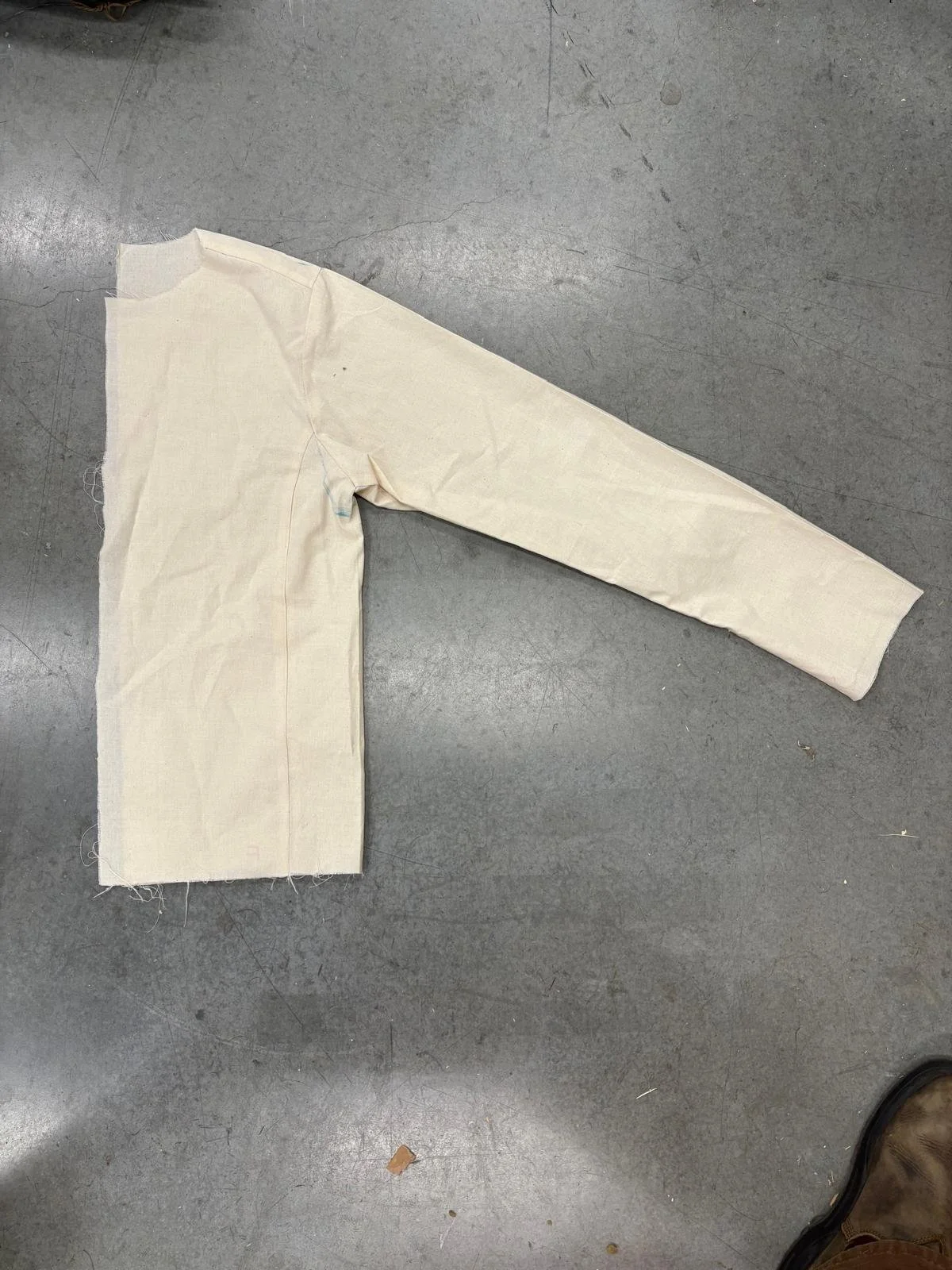 Sewing half of V1 for pattern testing