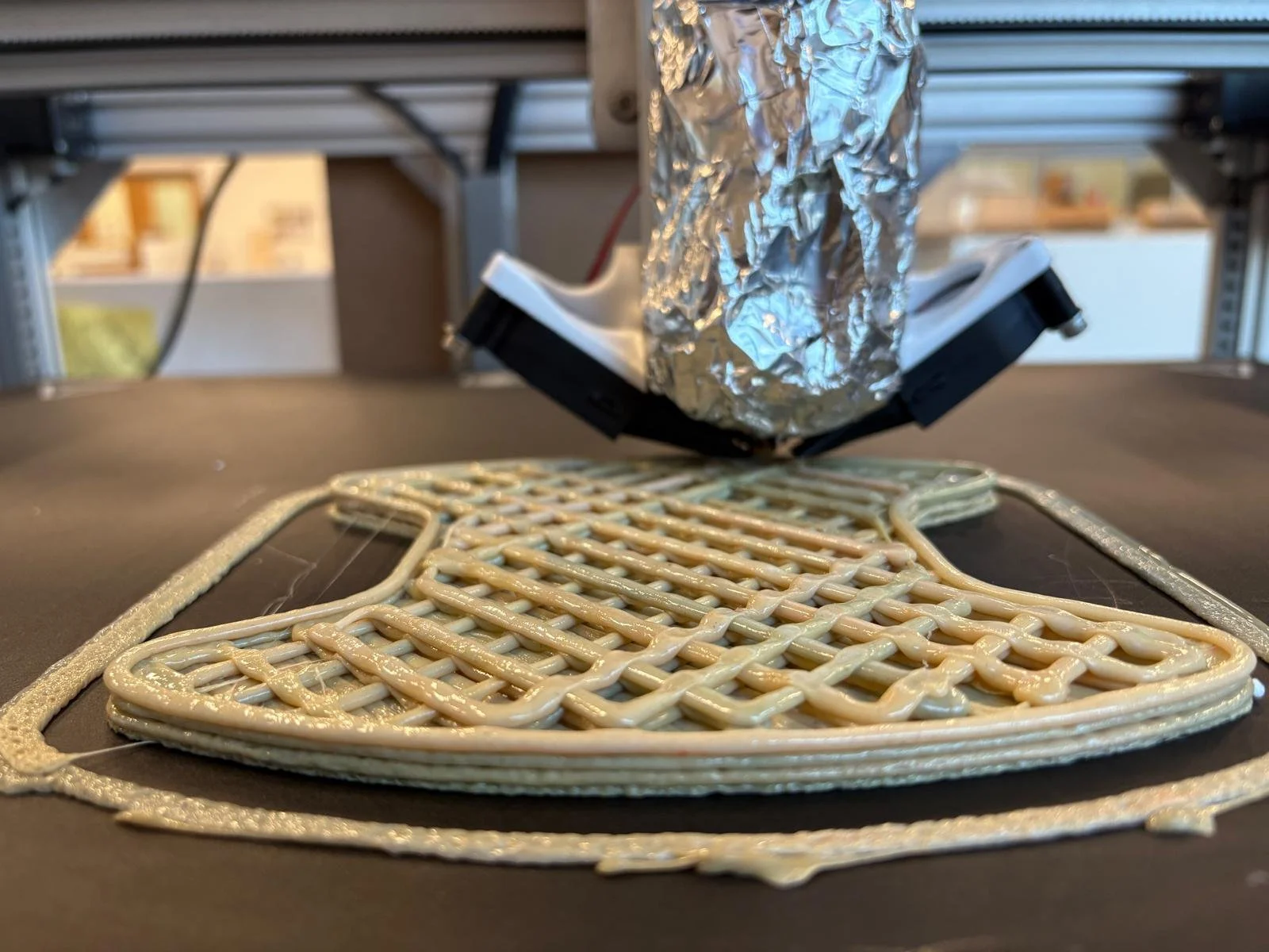 Printing base of lamp