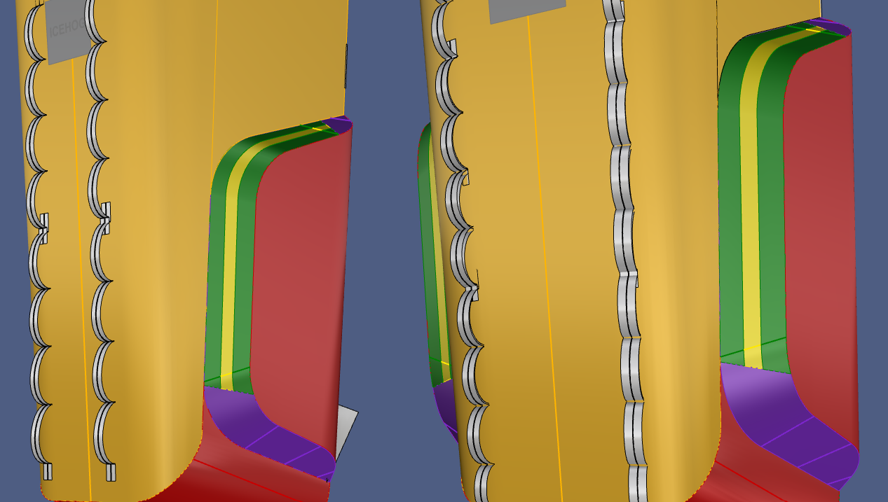 Side zipper pocket design development