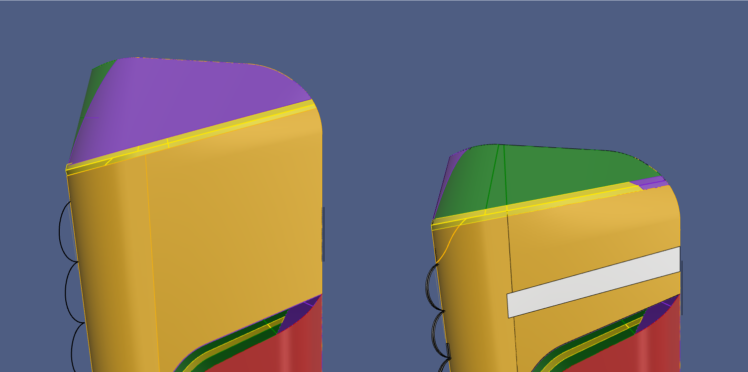 Lid adjustments from V2 - V3