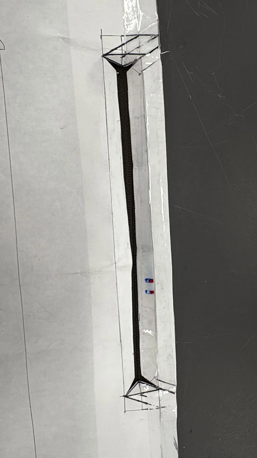 Creating zipper pattern