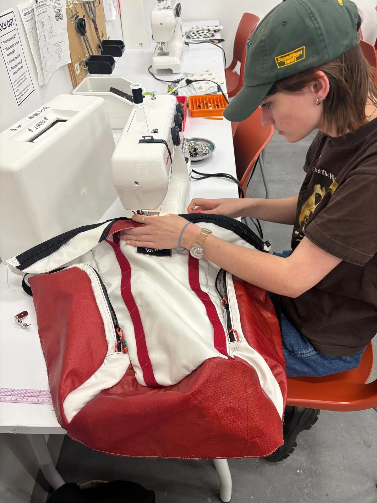 Final sewing assembly