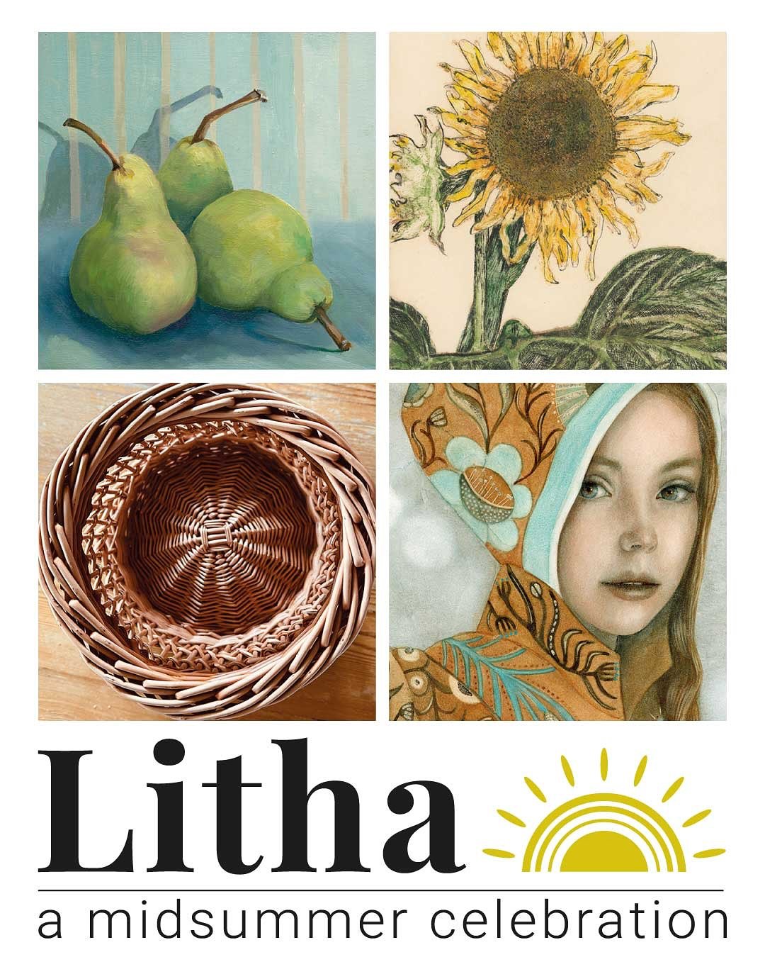 Counting down to Litha&mdash; an enticing midsummer exhibition @sixteengallery in Cheltenham - opens a week today! 

Featuring the work of four unique female artists, whose distinct practices span&nbsp;
printmaking @thepainterlyprintmaker 
oil painti