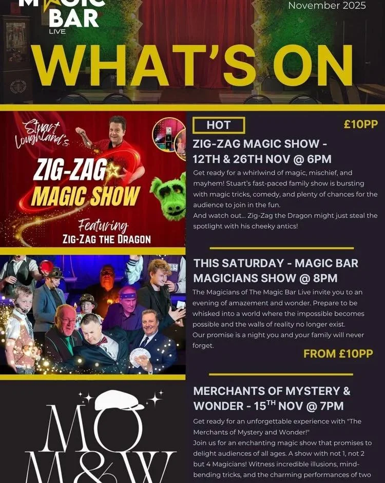 ⭐️ Newsletter - What&rsquo;s coming up&hellip; ⭐️
Are you subscribed? If not, drop us a message with your email and we can add you to our mailing list.