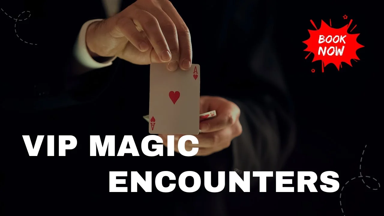 ⭐ Friday - VIP Magic Encounters⭐

Step into a World of Wonder with our VIP Magic Encounters Experience at your table!

This experience involves Magicians visiting your table to show you magic up close. We guarantee you will be visited at least twice 