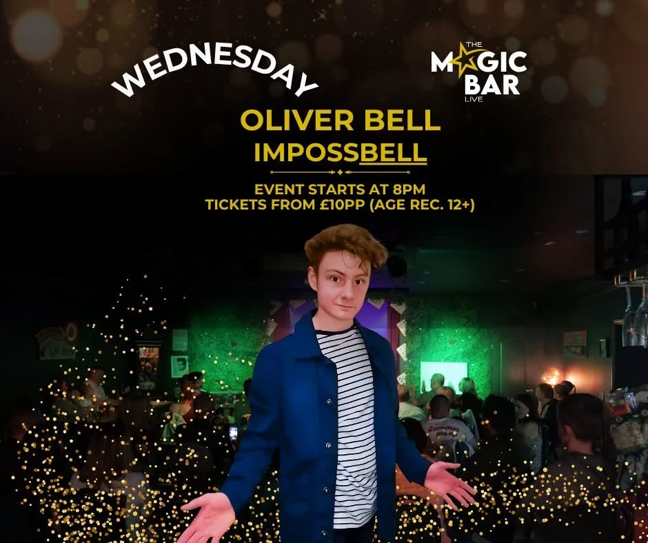 ⭐ What's on this week... ⭐
Join us for a fun packed week of Magic!
Book your tickets here: www.themagicbarlive.co.uk/tickets
#llandudno #magic #magician #magicplace #magicmoments #nightout #celebrate #liveentertainment