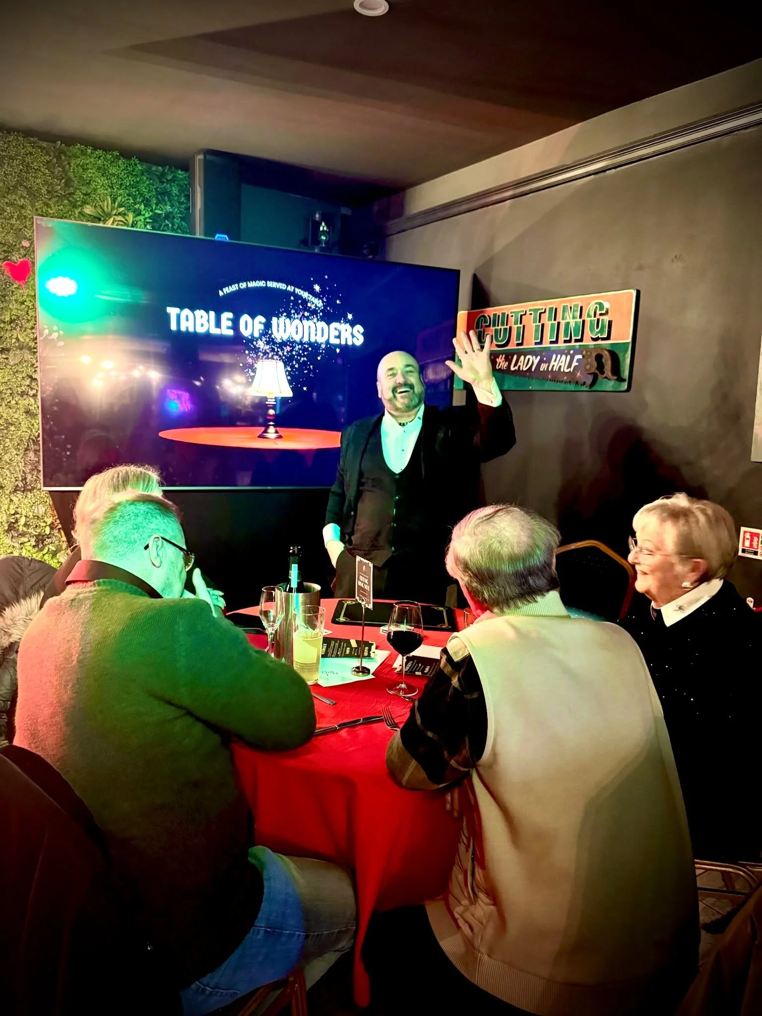 🎩✨ Table Of Wonders &ndash; Dinner Theatre with a Twist ✨🍽
Step into an unforgettable evening where great food meets incredible close-up magic. Enjoy a delicious 2 or 3 course meal (from just &pound;19.99pp) while skilled magicians perform mind-blo