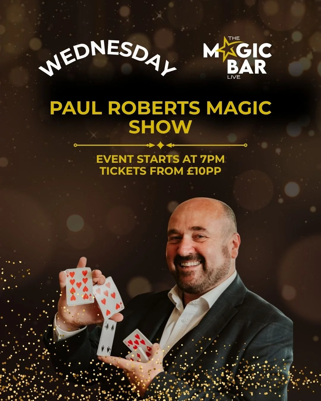 ⭐ What's on next week.... ⭐
Wednesday - Paul Roberts Magic Show
Friday - Table of Wonders - SOLD OUT
Saturday - New for 2026 - Christopher Williams - Wonder of Magic
Book now: www.themagicbarlive.co.uk/tickets

 #magicshow #restaurant #family #LiveEn