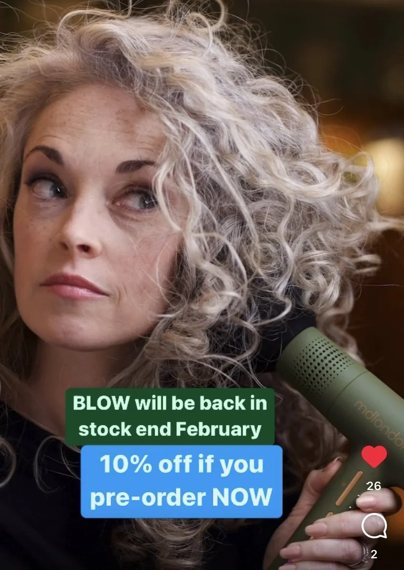 MD London Blow Hair Dryer Campaign