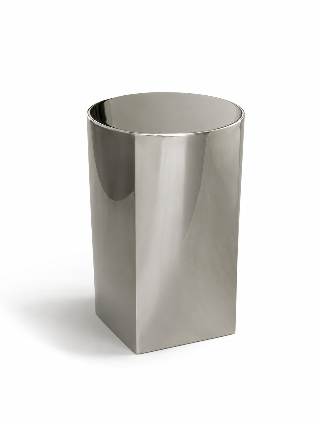 Polished Chrome Pedestal Stool.png