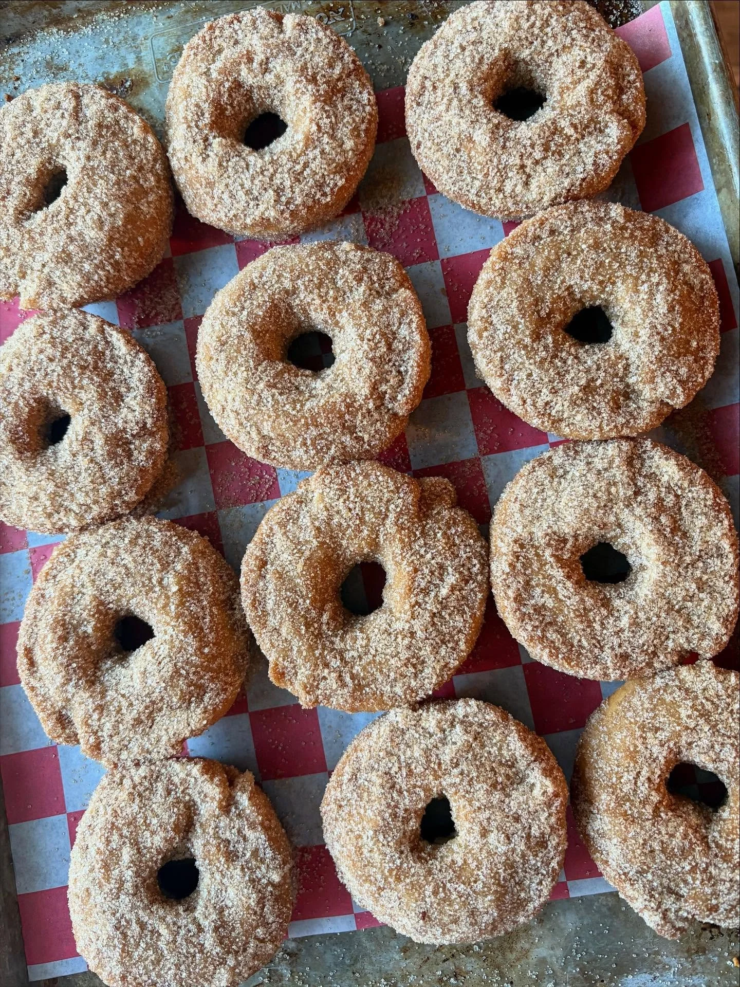 It&rsquo;s Saturday and we&rsquo;ve got vegan apple cider donuts and cinnamon buns this weekend ❤️☺️