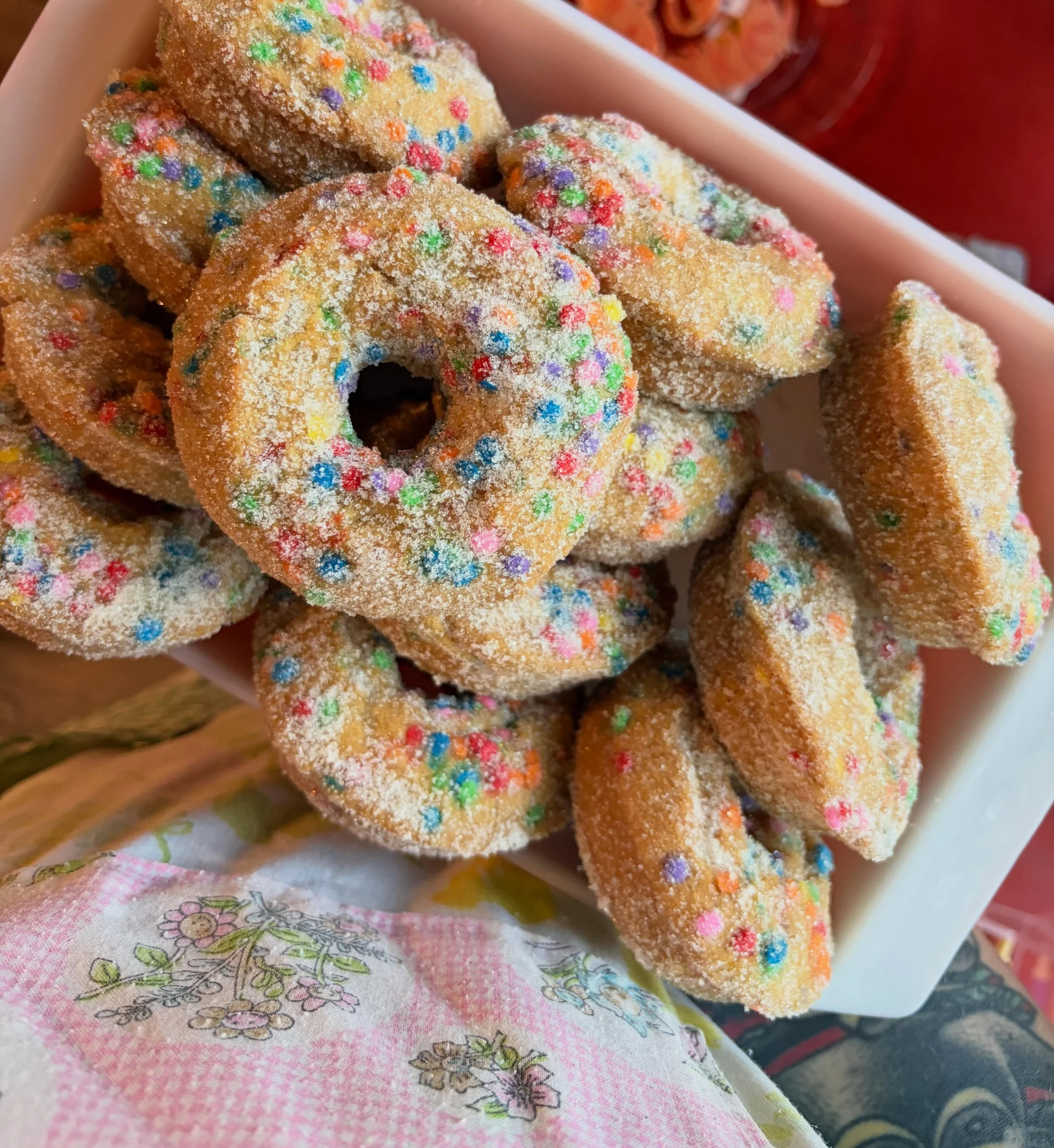 TGIF Y&rsquo;all! It&rsquo;s Friday! School&rsquo;s out, money is tight, rent is due, we&rsquo;ve got alien disclosures and criminals running our government but here&rsquo;s a photo of a vegan birthday cake donut that we&rsquo;re serving this morning