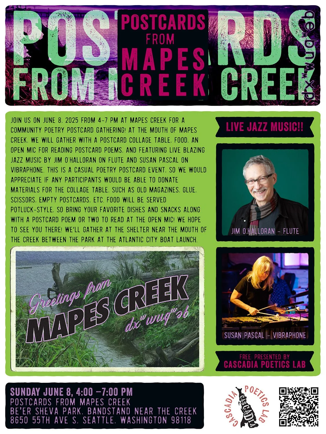 Poster for Postcards from Mapes Creek