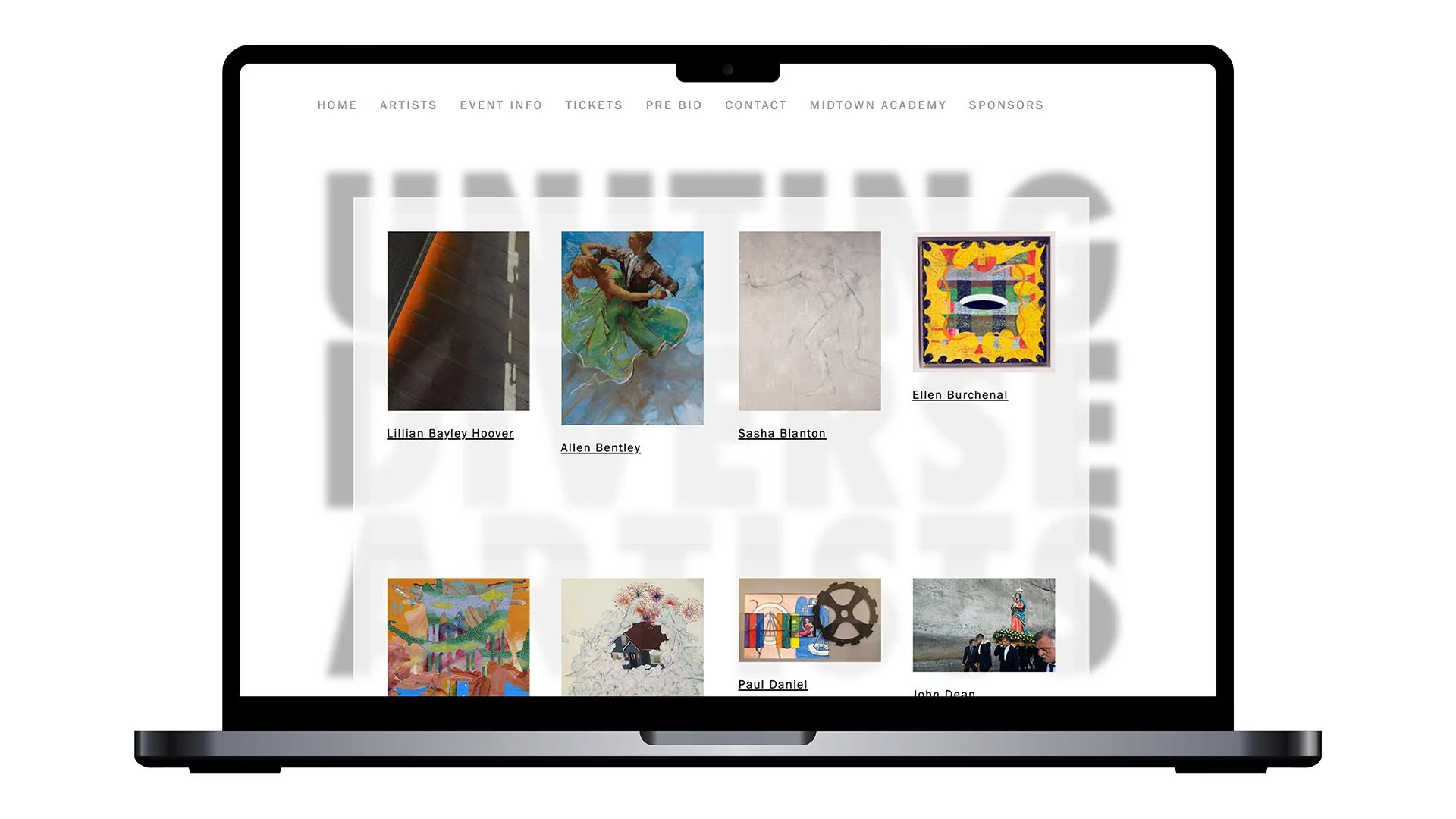 2014 Uniting Diverse Artists Laptop 2 Artists 