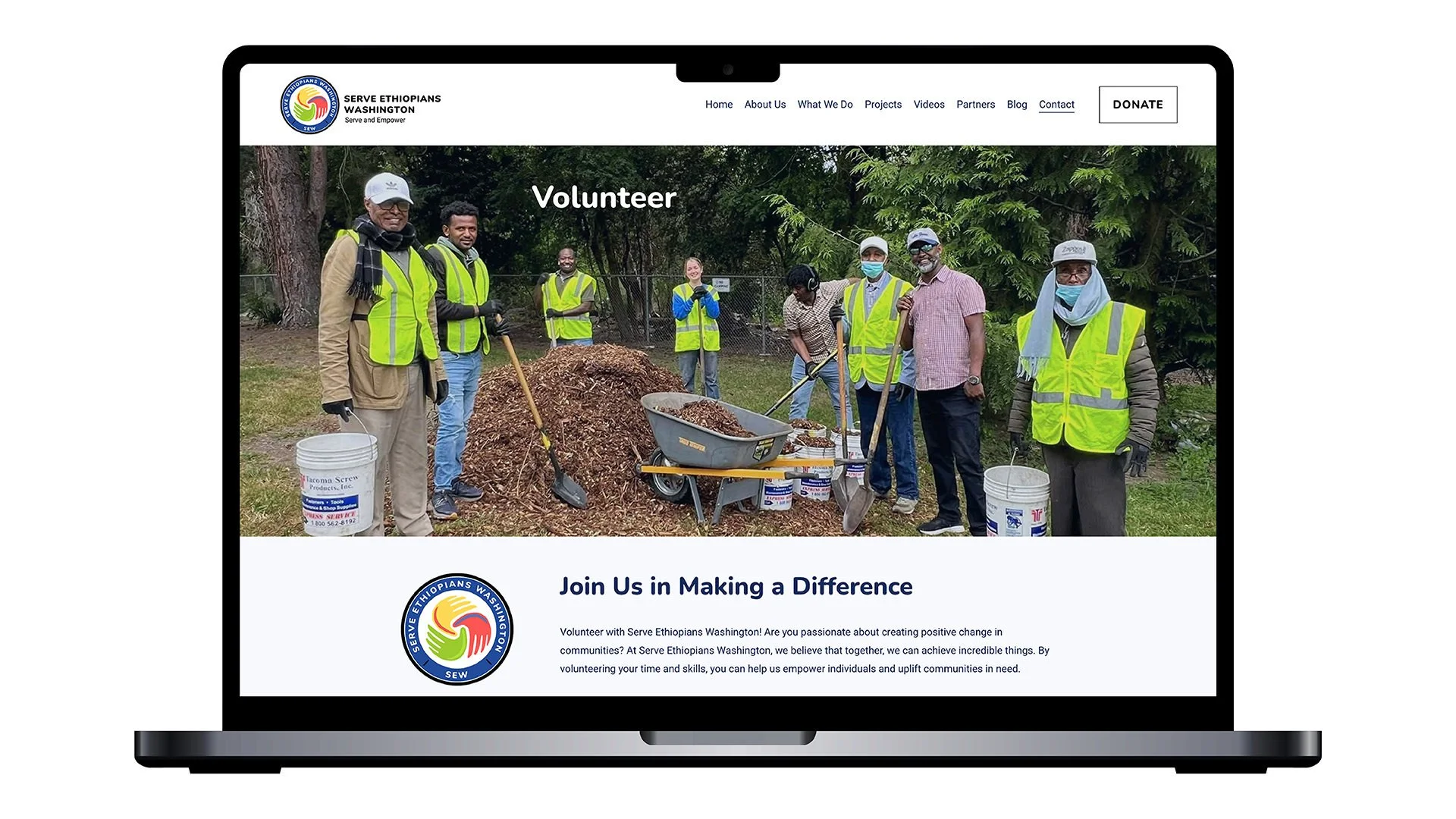 Serve Ethiopians Washington Volunteer Page