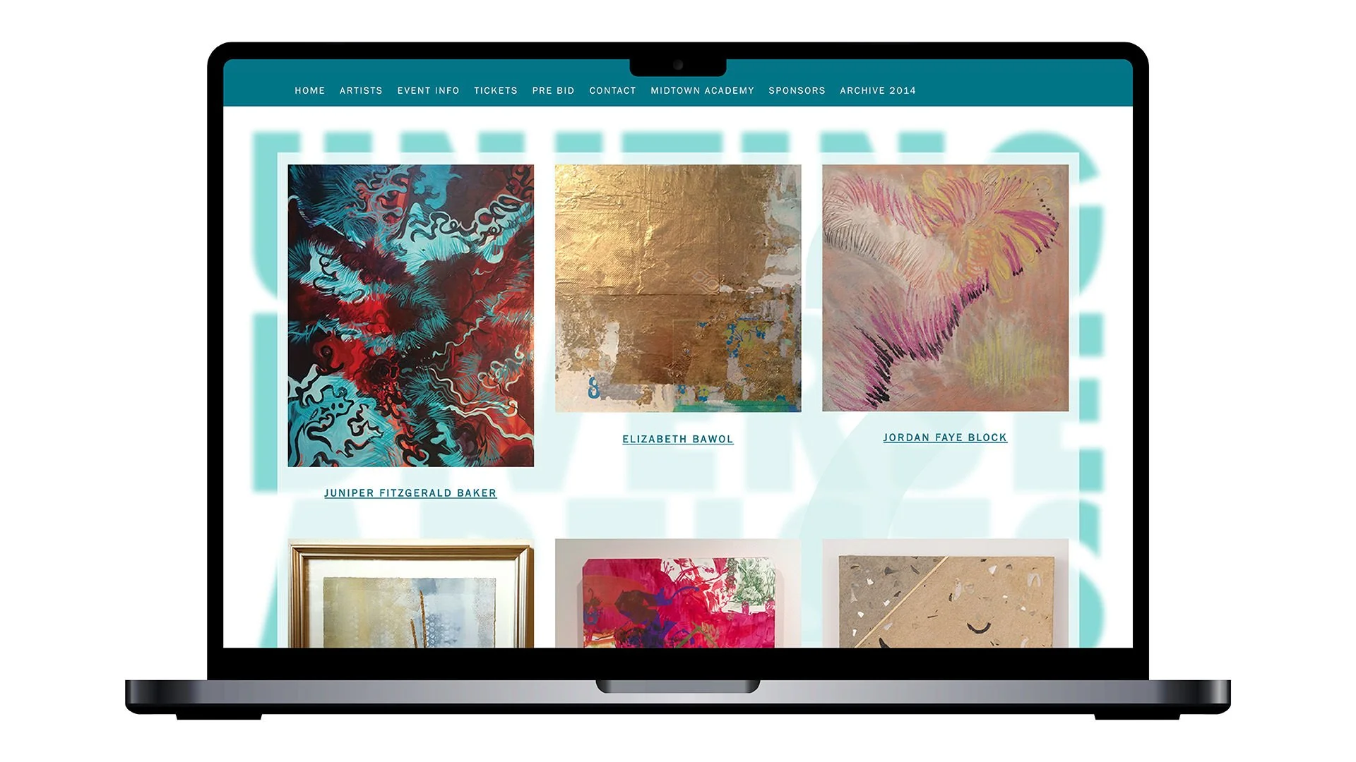 2016 Uniting Diverse Artists Laptop 2 Artists 