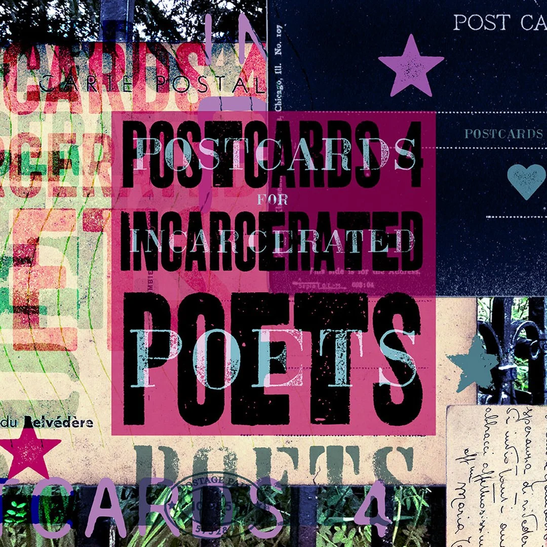 Social Media tile for Postcards for Incarcerated Poets