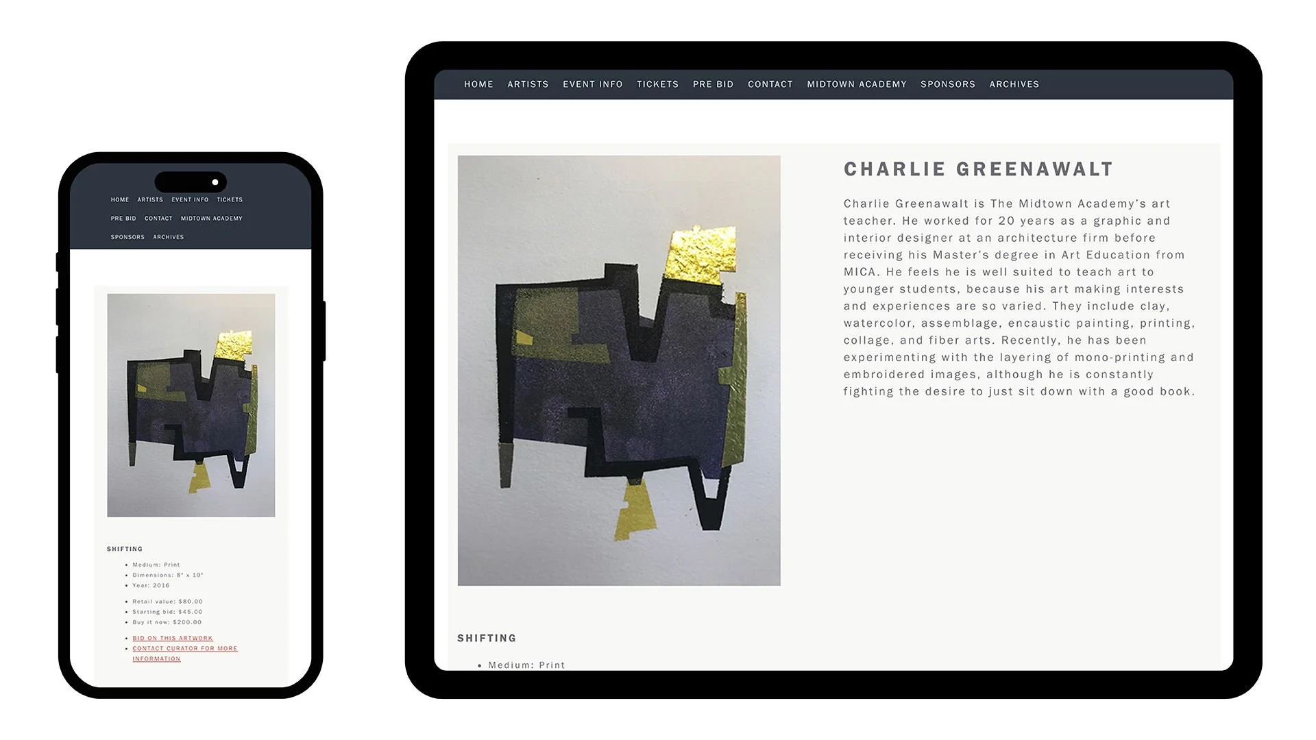 2017 Uniting Diverse Artists Ipad Iphone 4 Artist Detail