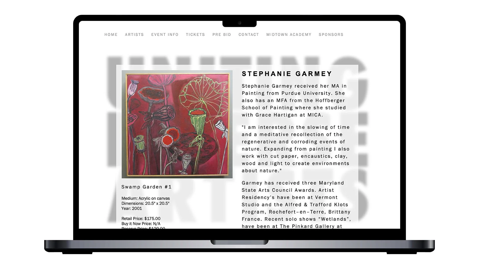 2014 Uniting Diverse Artists Laptop 3 Artist Detail