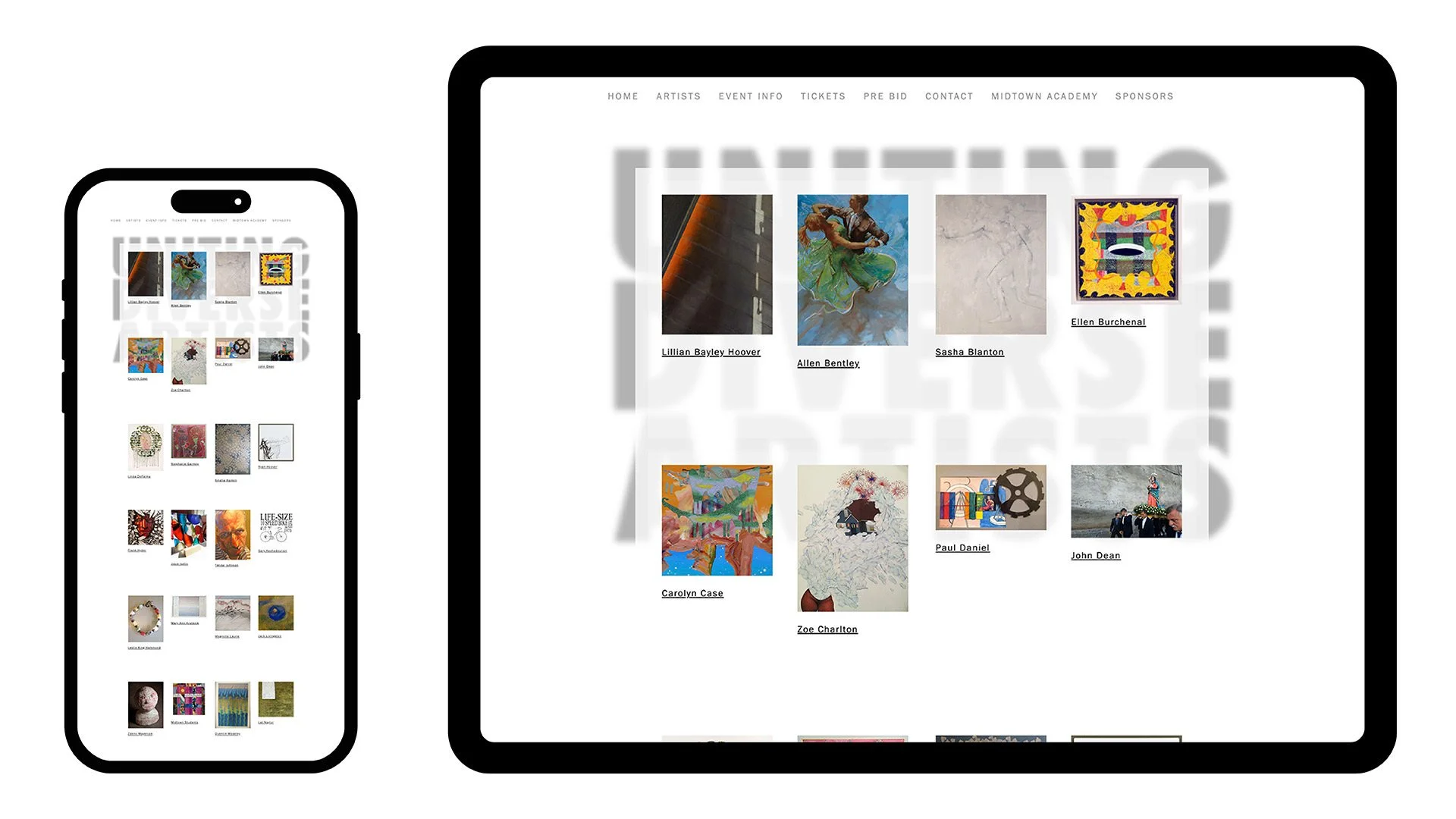 2014 Uniting Diverse Artists Ipad Iphone 3 Artists