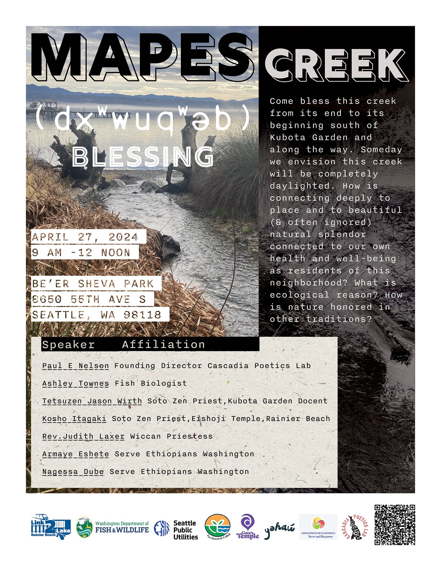 Mapes Creek Blessing