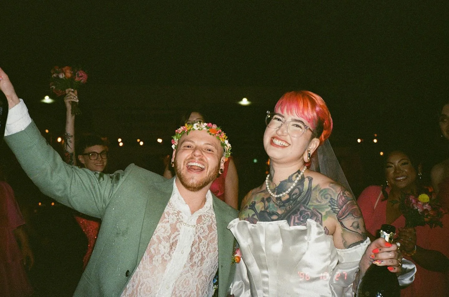 It’s officially been a year since the best day of my life 🤩 
It’s crazy what sharing/building a life with someone you love will do to ya 🥹
I love you so much @sillygoose.tattoo 💕