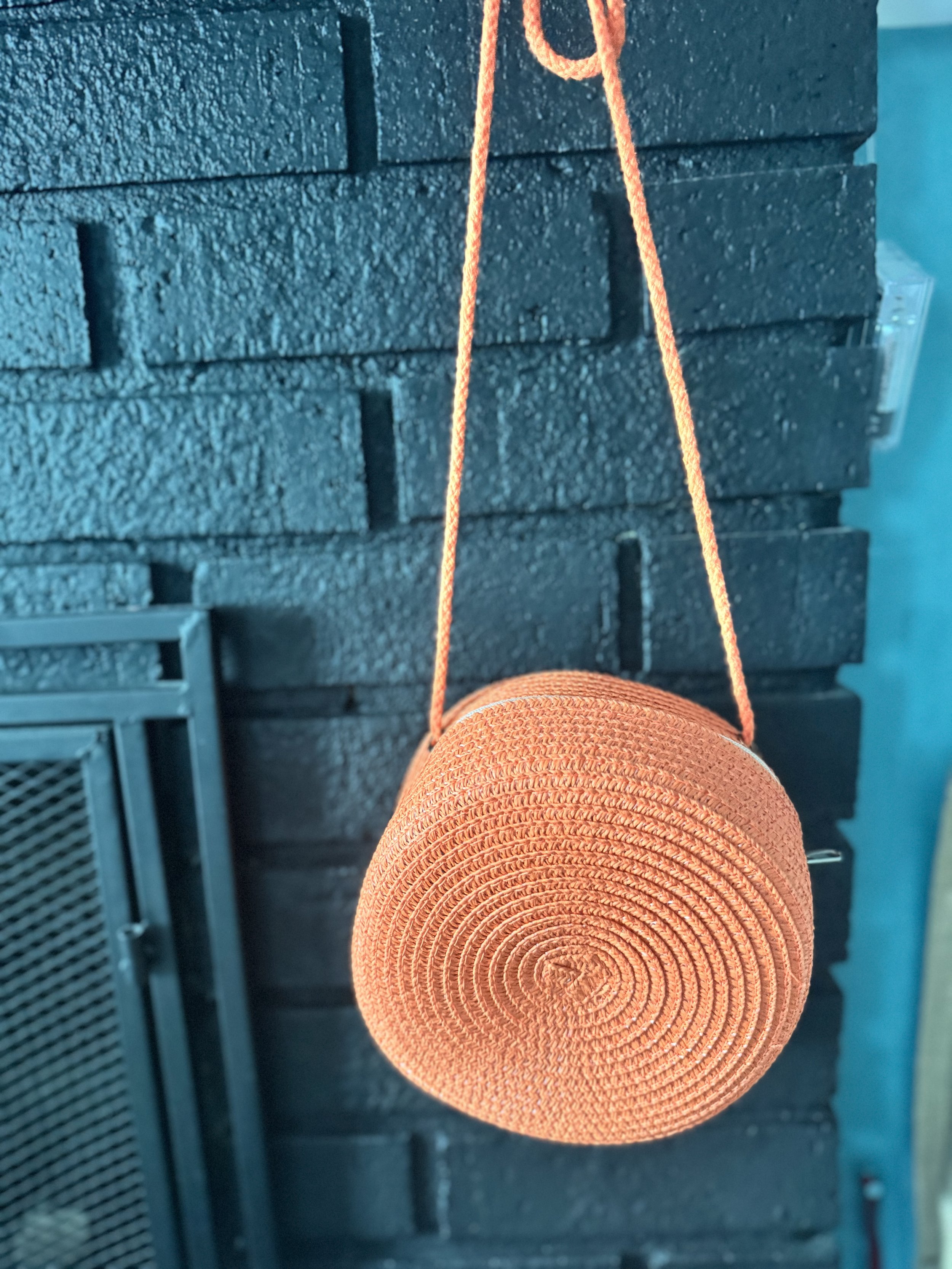 Round Orange Bag