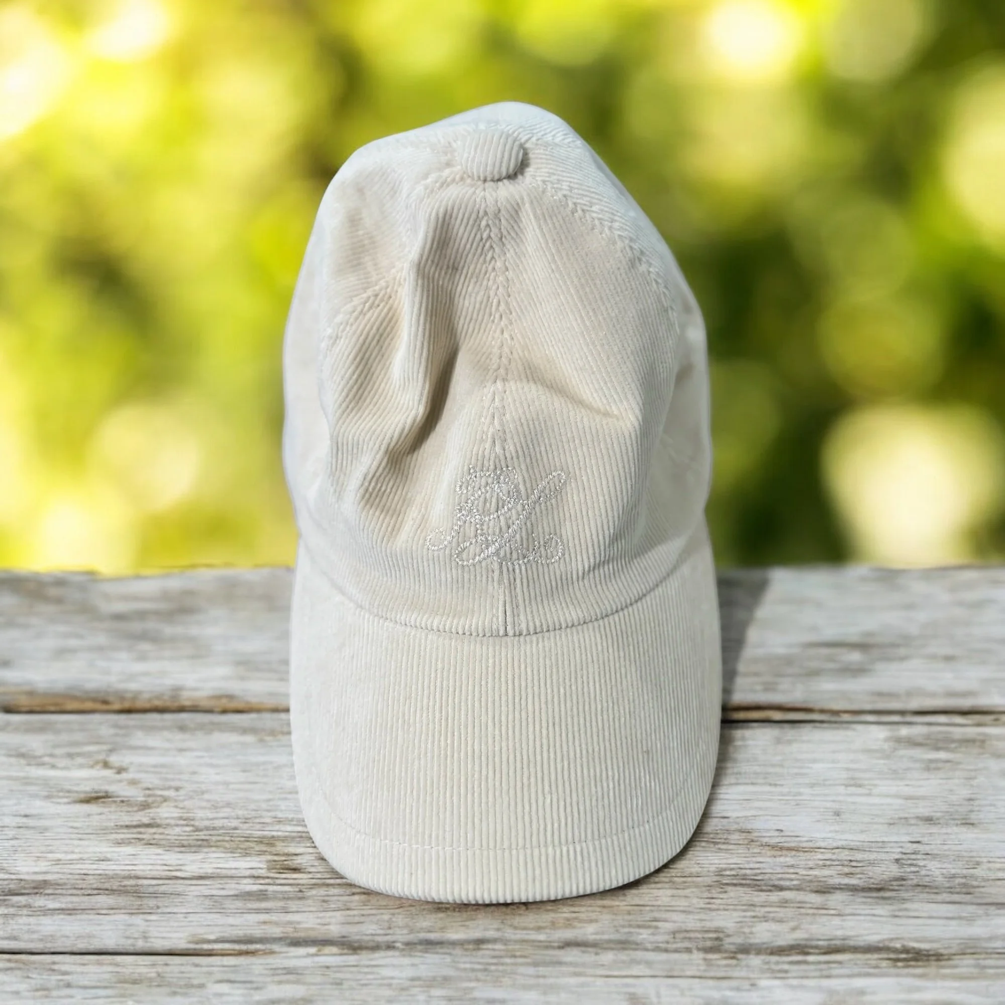 Ralph Lauren cream hat/cap corduroy