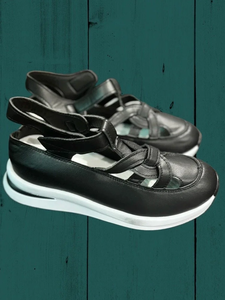 Black sneaker sandal