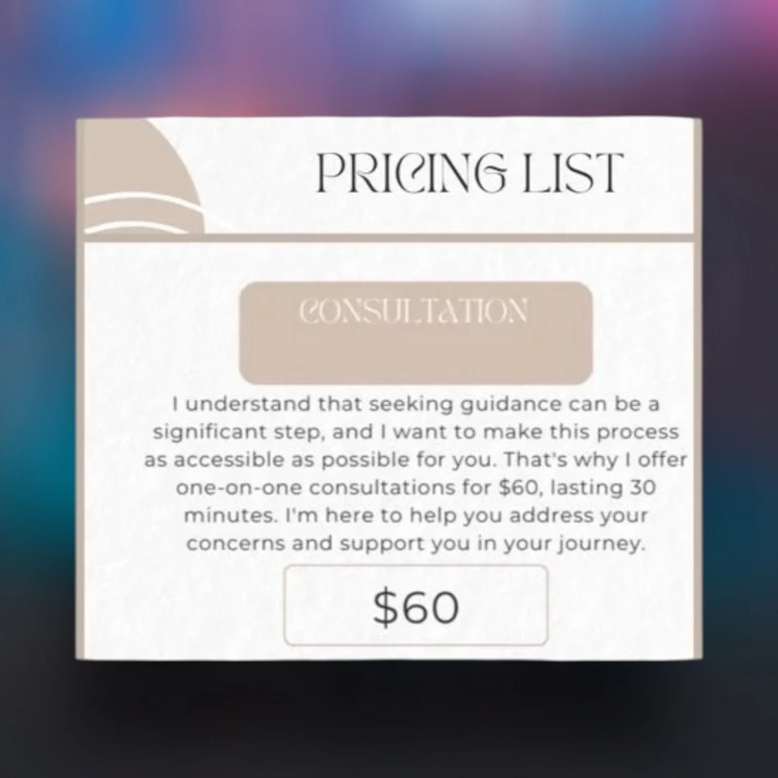 30-minute Consultation