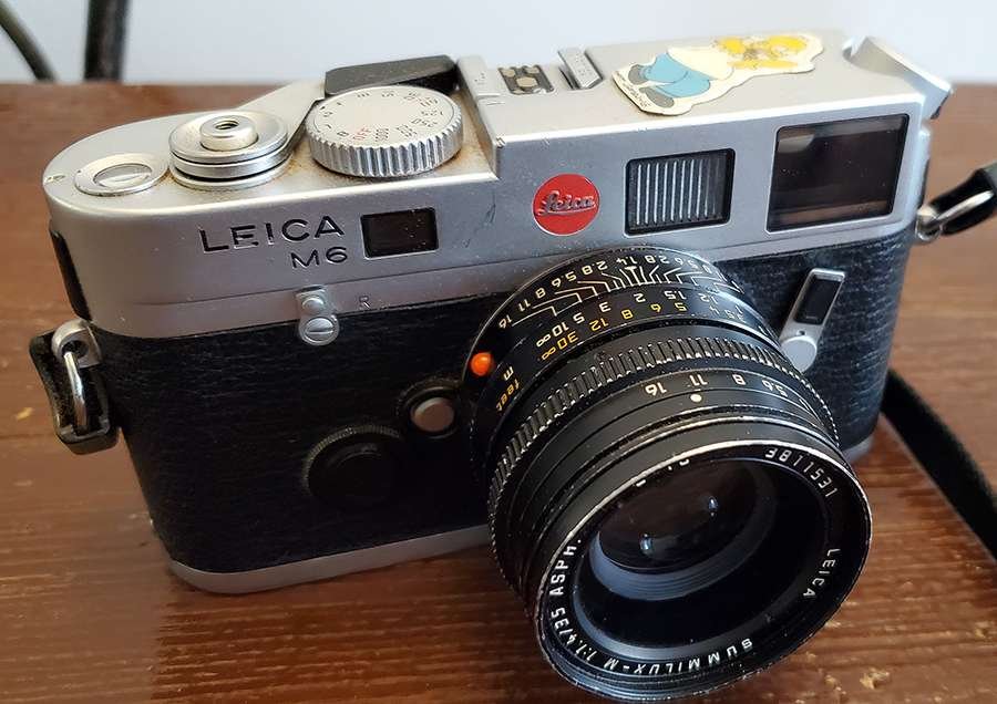 Leica M6 owned by Angela Cappetta.