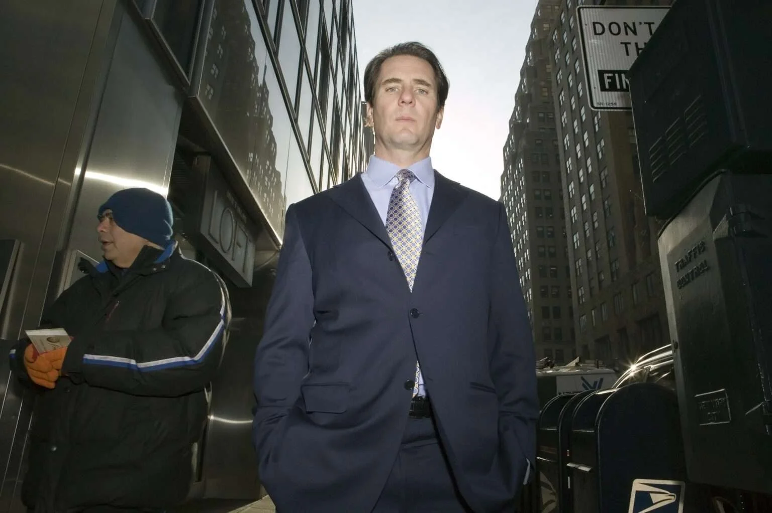 Finance Exec shot for WIRED by NYC portrait photographer Angela Cappetta on location with DSLR