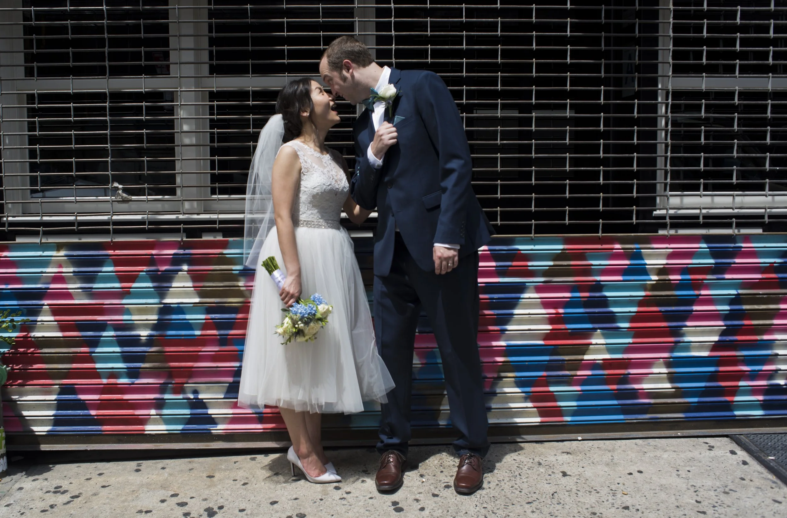 When graffiti is the perfect backdrop in Alphabet City.