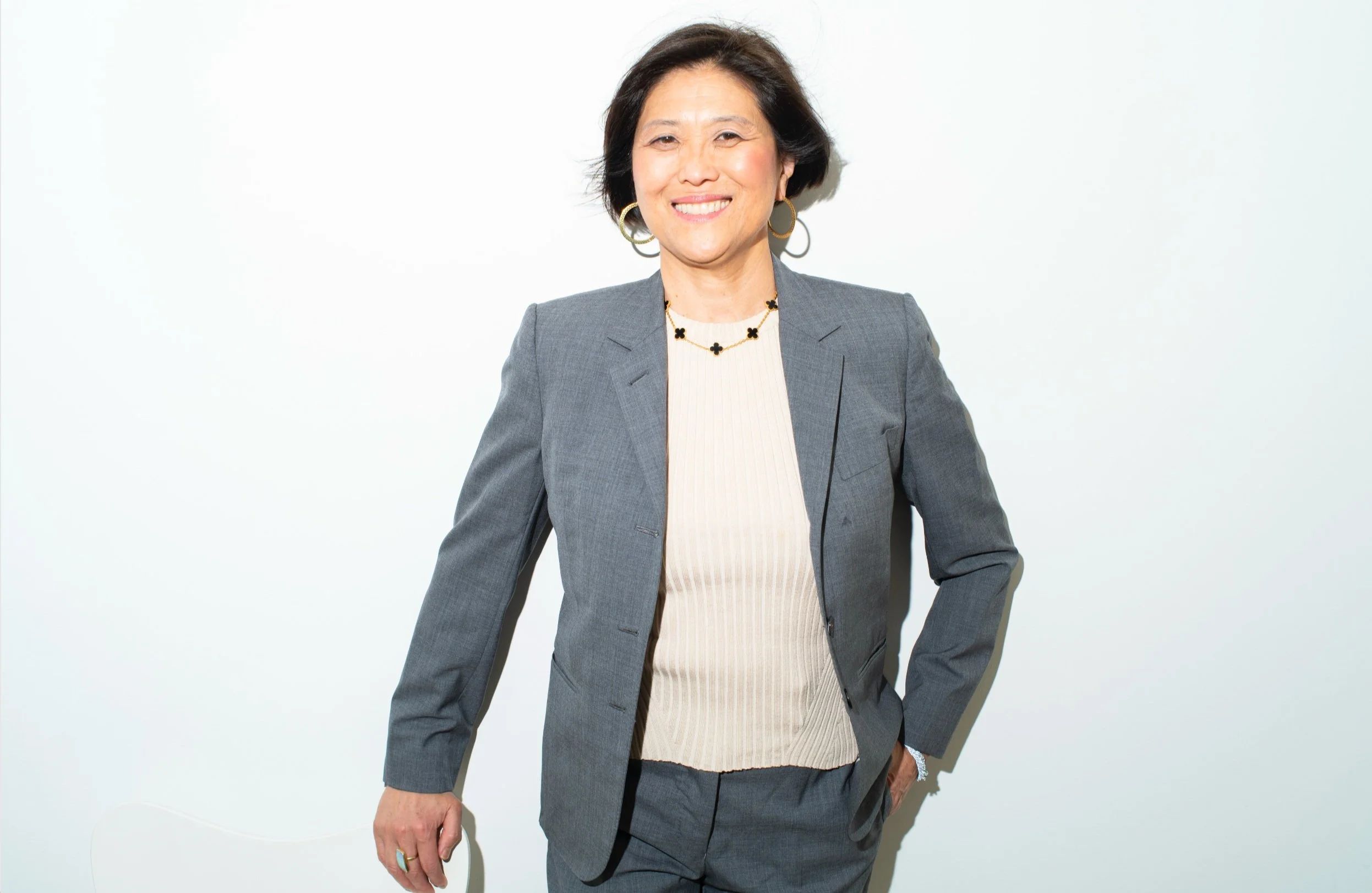 Portrait of an executive shot on location and in studio by Angela Cappetta in her NYC studio