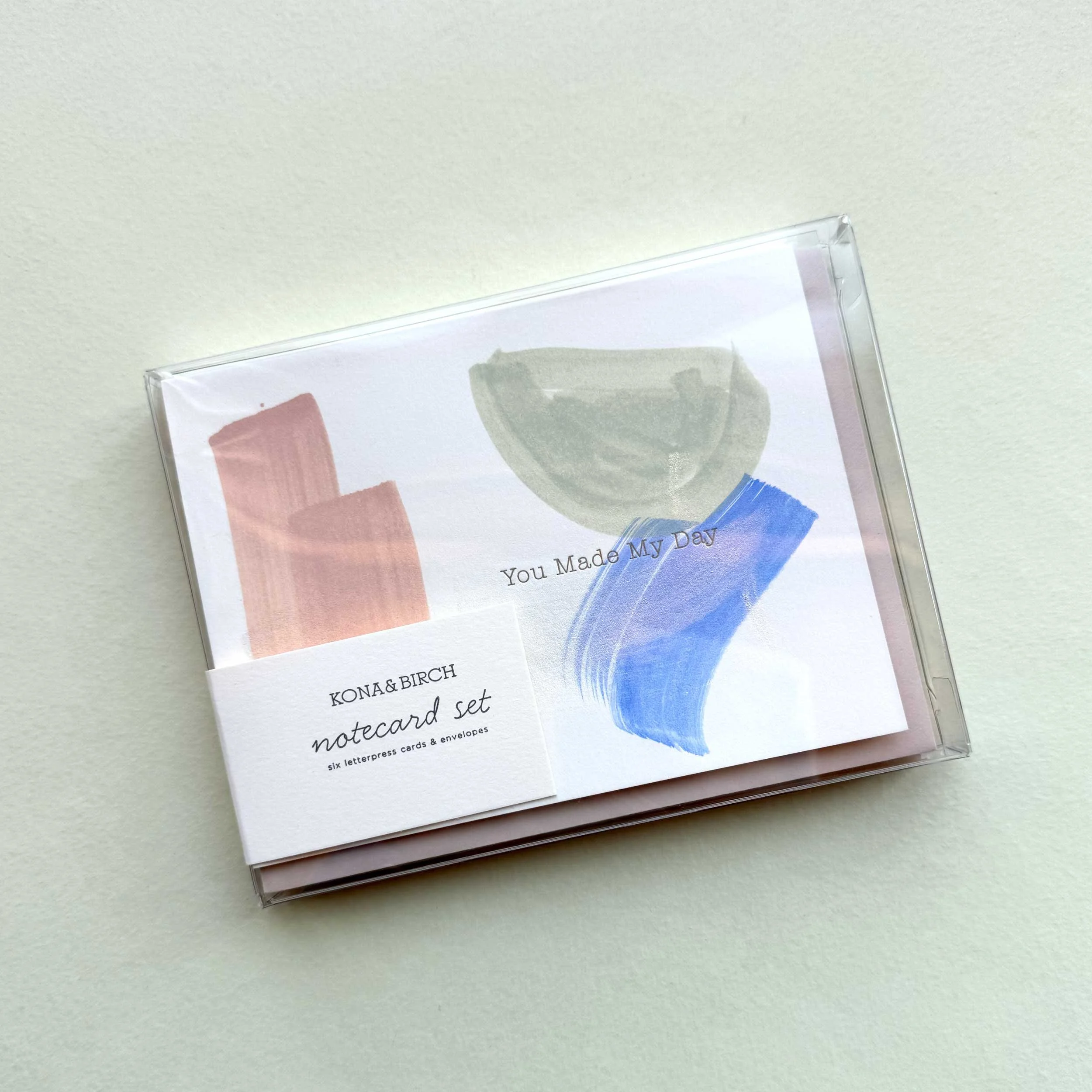 Between the Marks: You Made My Day Notecard Set