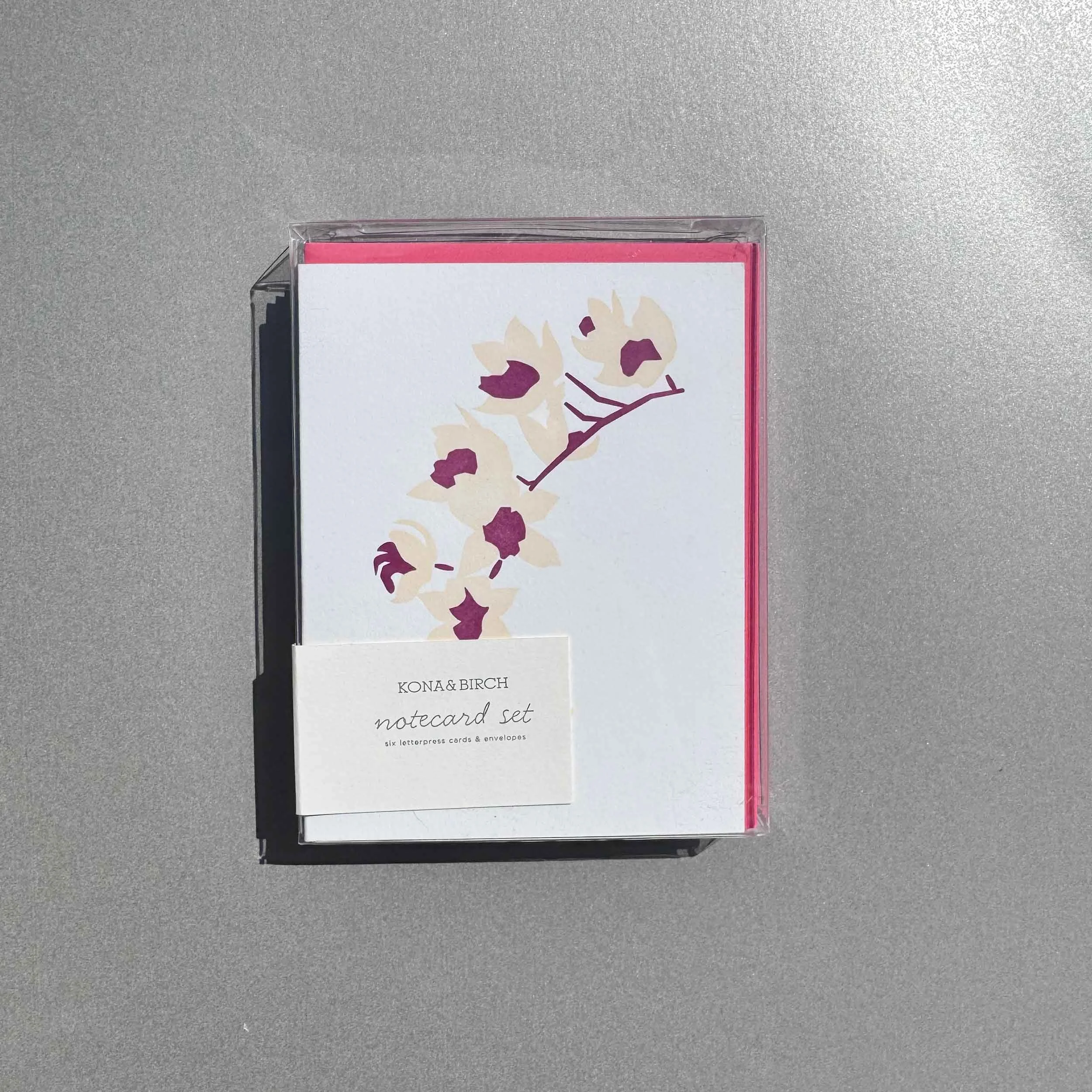 Garden Impressions (Cymbidium Magenta) Notecard Set