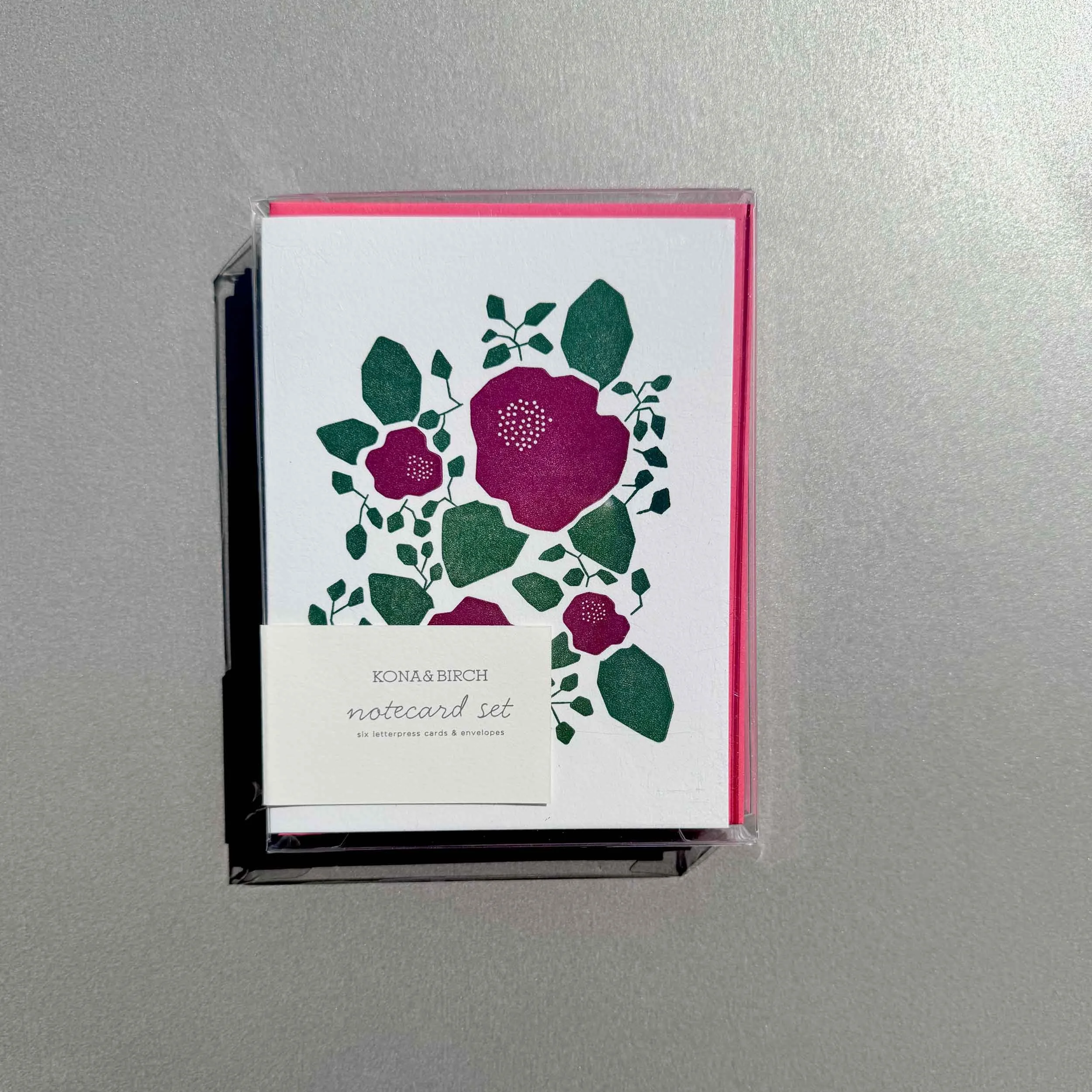 Garden Impressions (Magenta) Notecard Set