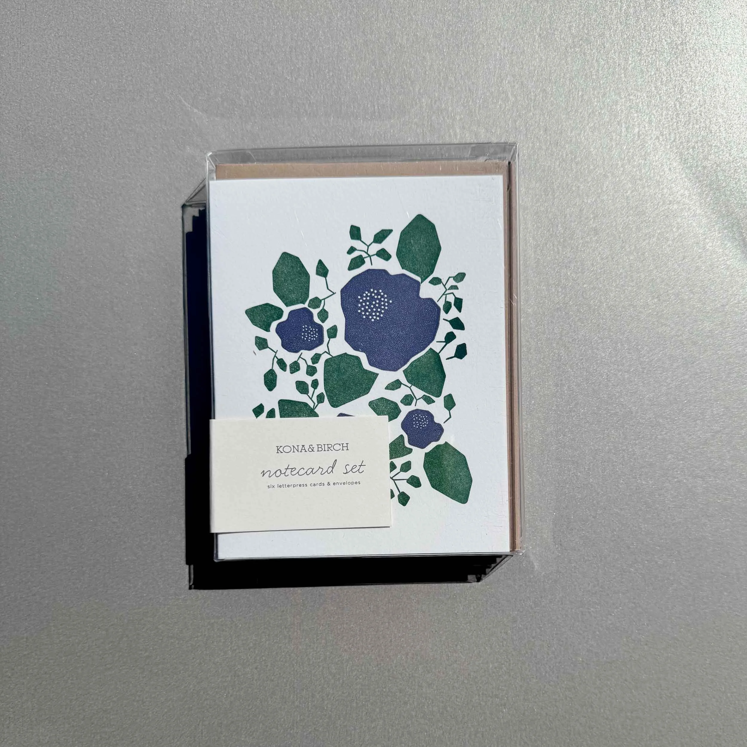 Garden Impressions (Blue) Notecard Set