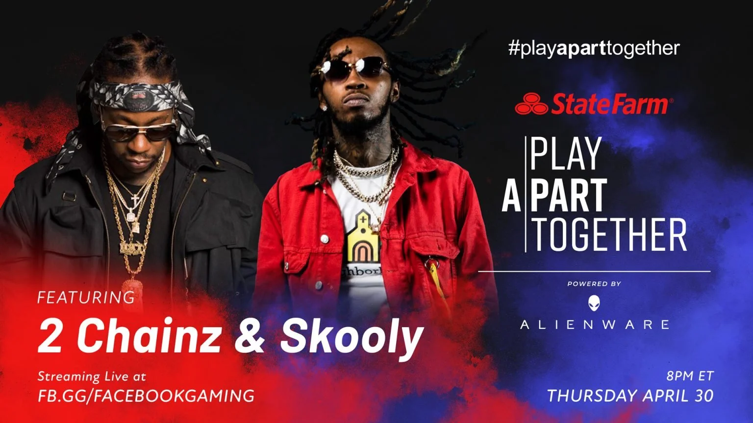 2 Chainz & Skooly - State Farm's Play Apart Together Tournament