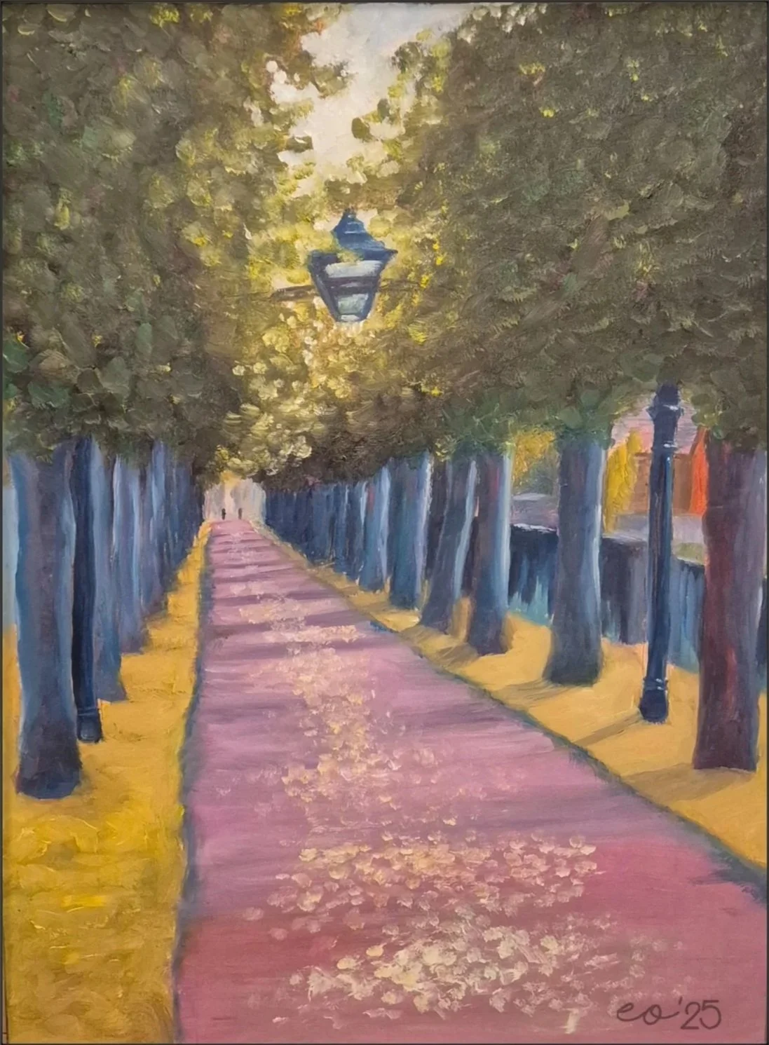 Summer Avenue - 12x14 Oil on Gessoboard. 
£200.00
Prints £40.00