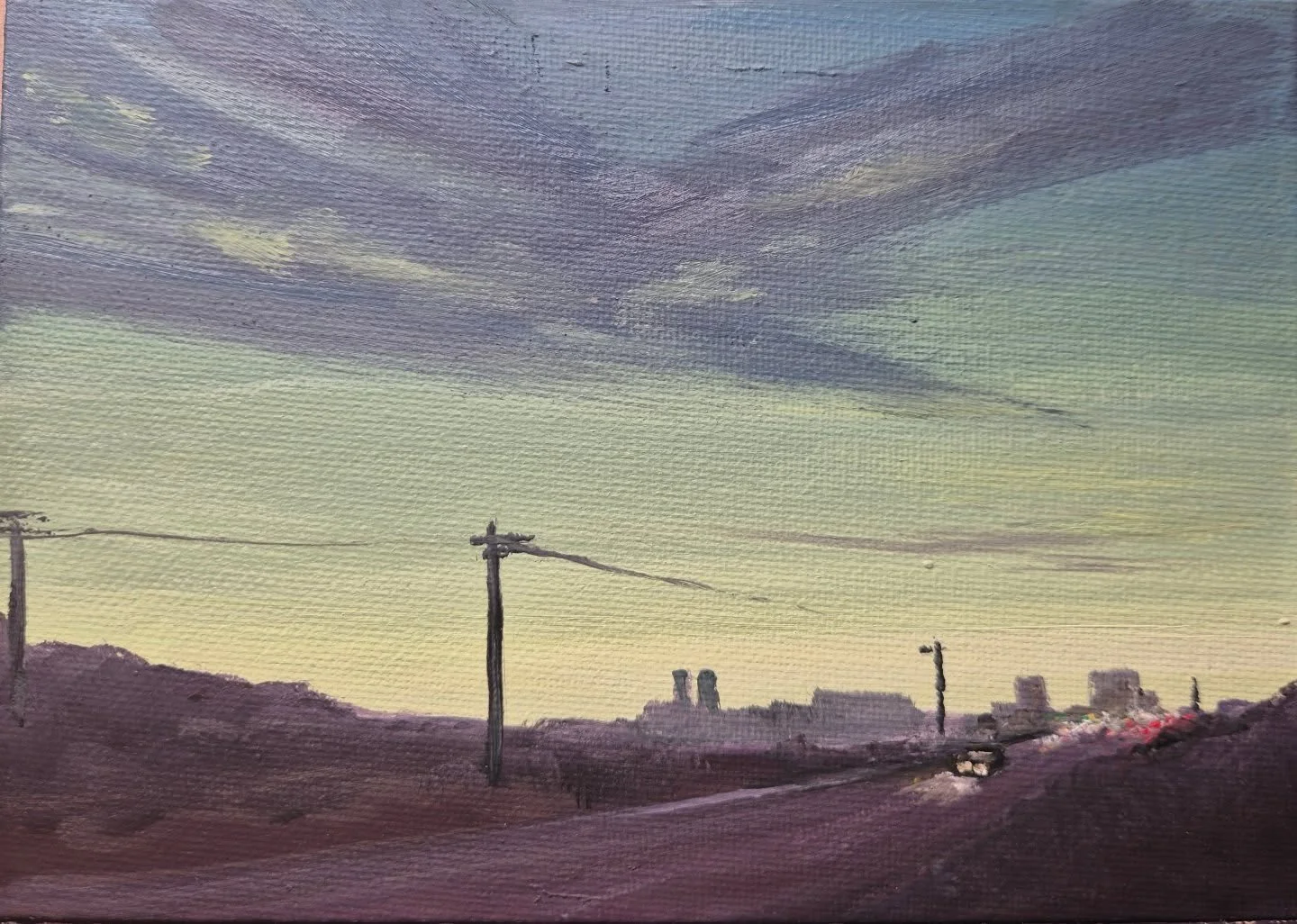 Escape - Oil on canvasboard 5x8

For sale soon
